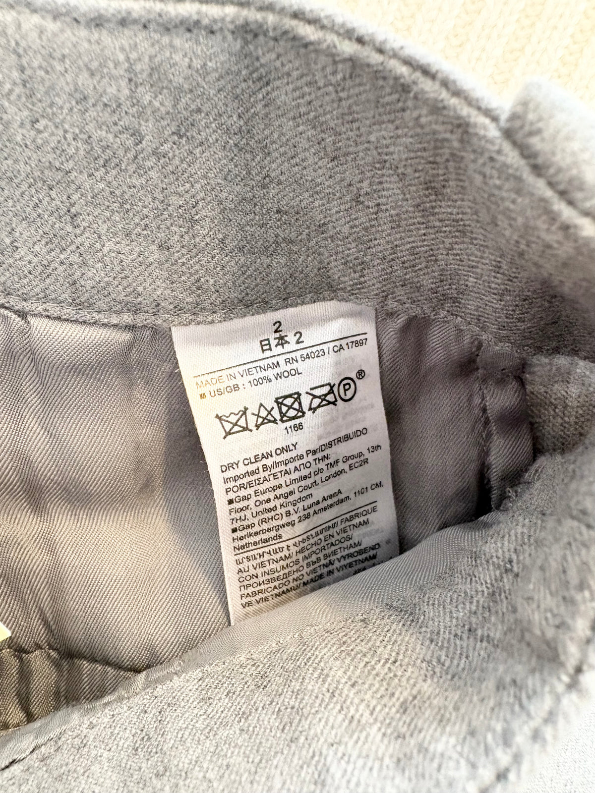 Pantalon large en laine Banana Republic W26