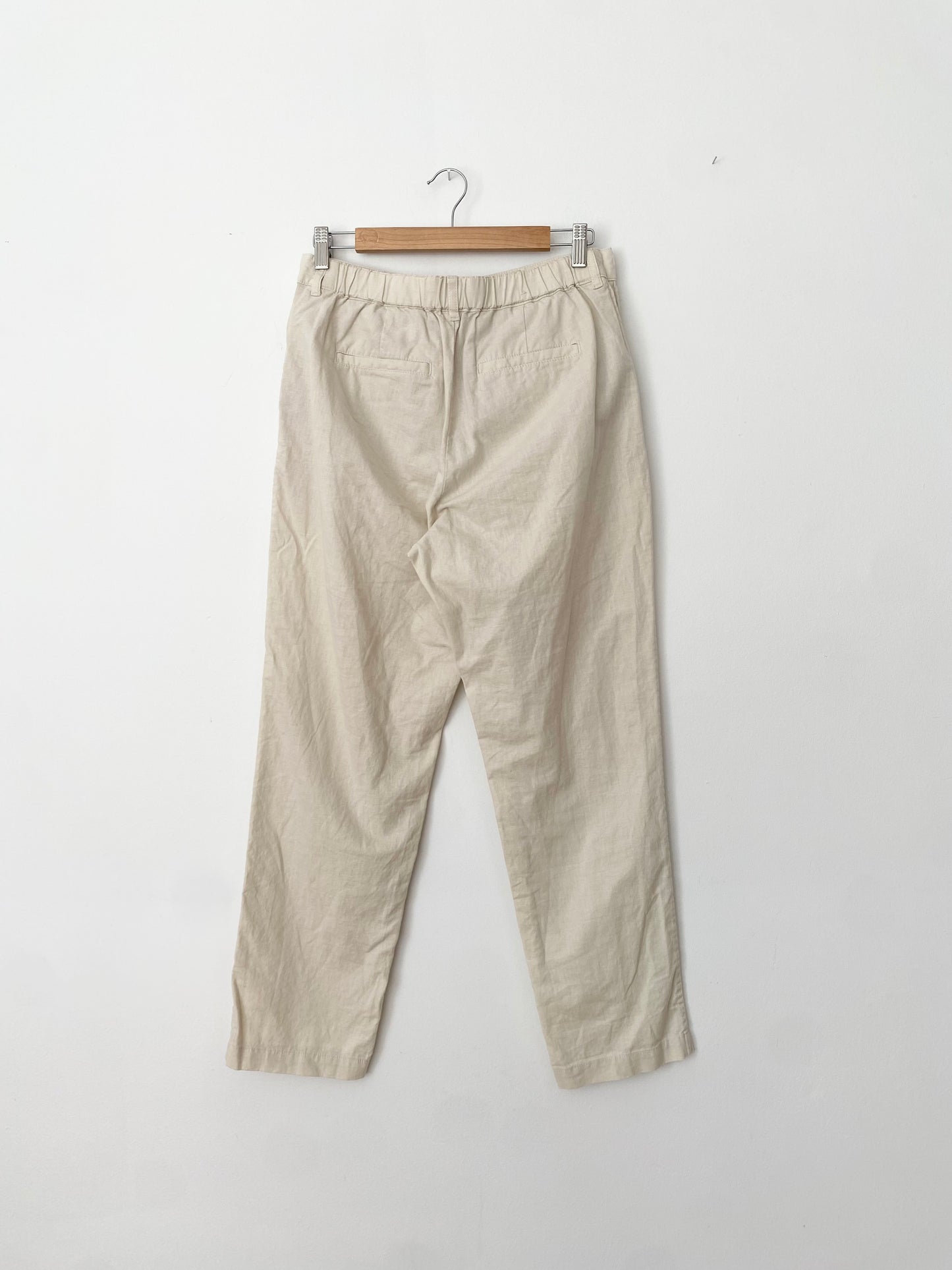 Pantalon large en lin mélangé Uniqlo W28/29