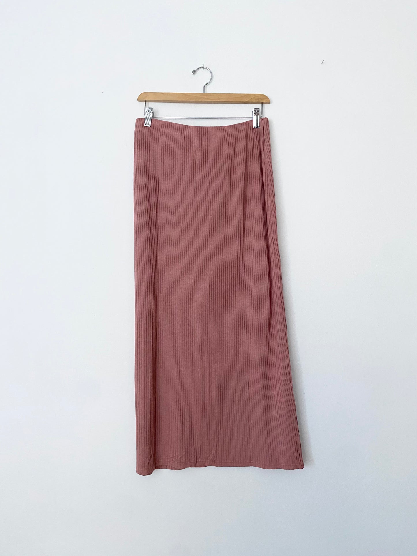 SHORE ribbed maxi skirt Medium