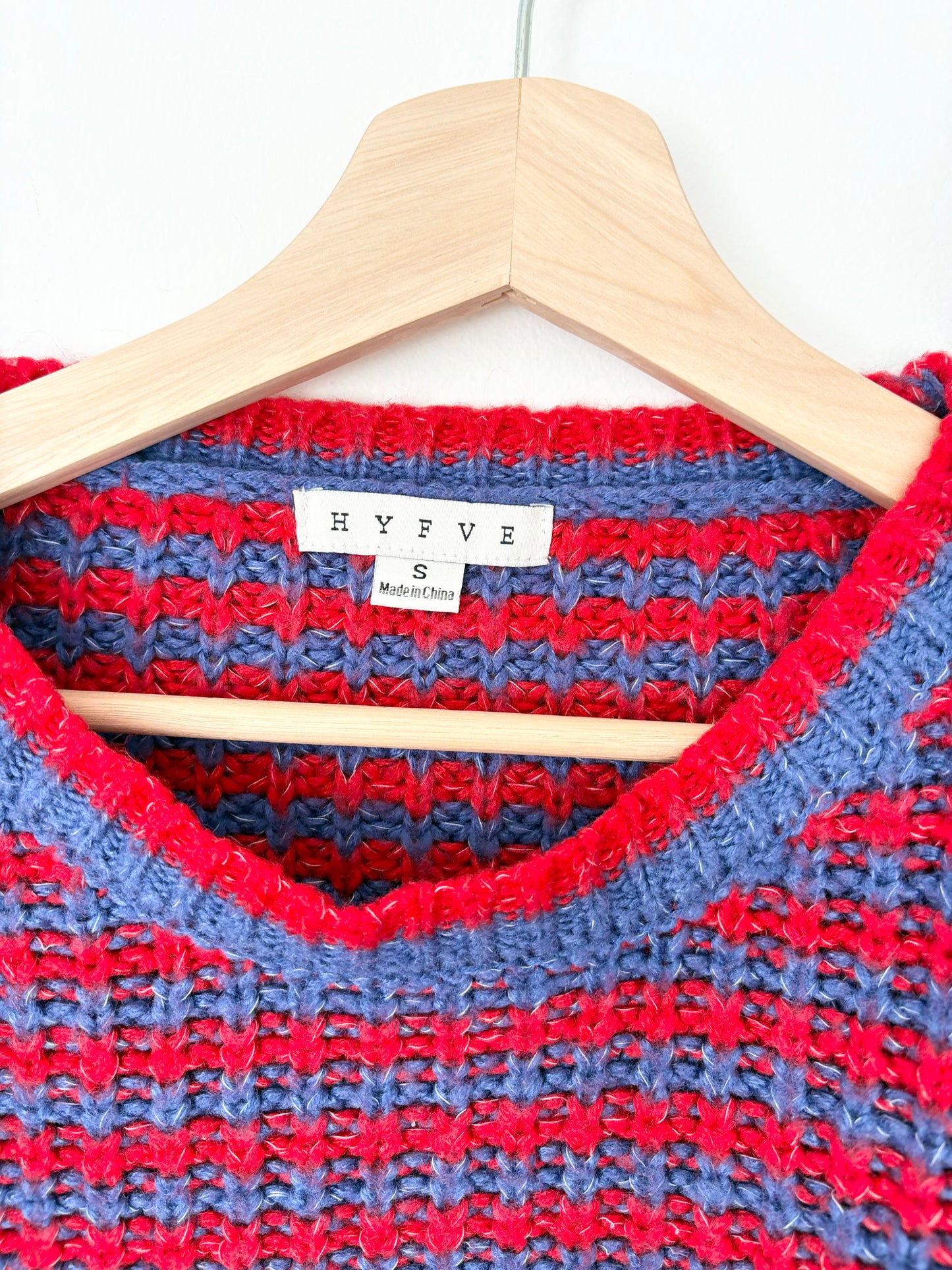 HYFVE knit oversized crop sweater S/M
