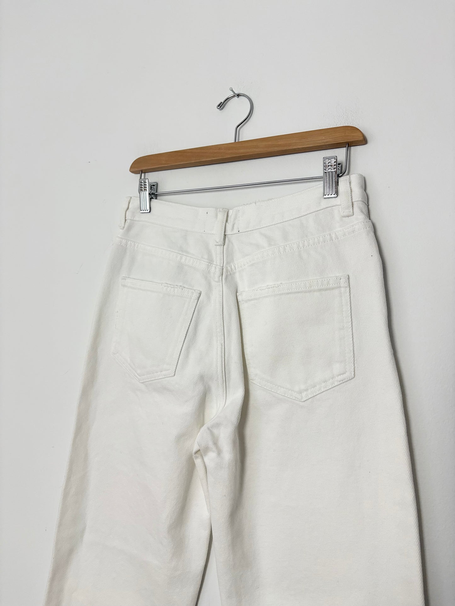 The kooples white straight cut jeans W27
