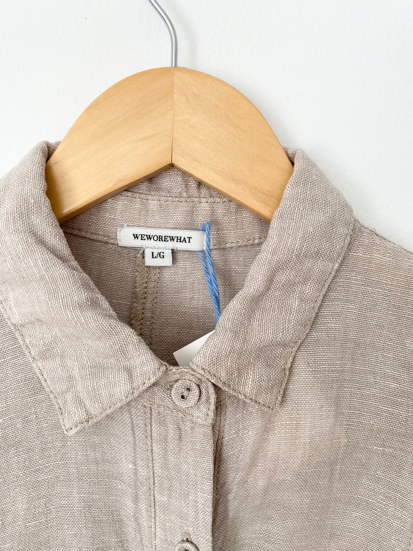 Combinaison boutonnée en lin Weworewhat Large