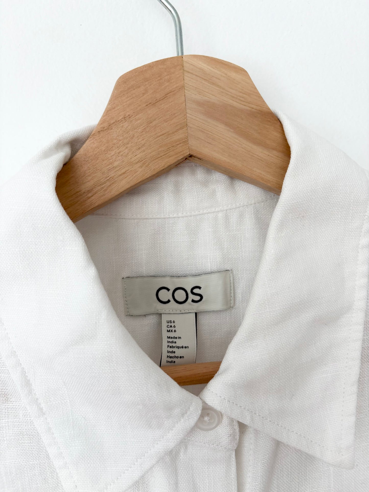 COS oversized linen shirt S/M