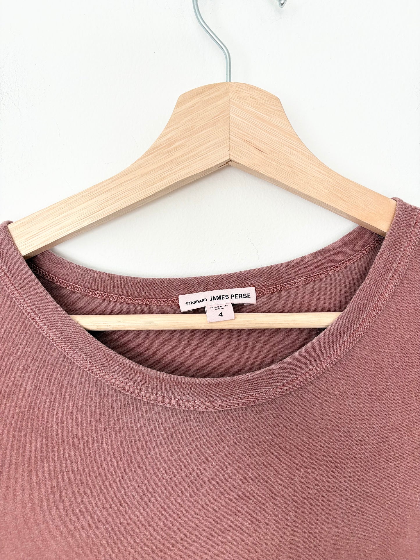 James Perse estilo vintage wash crewneck T shirt XL
