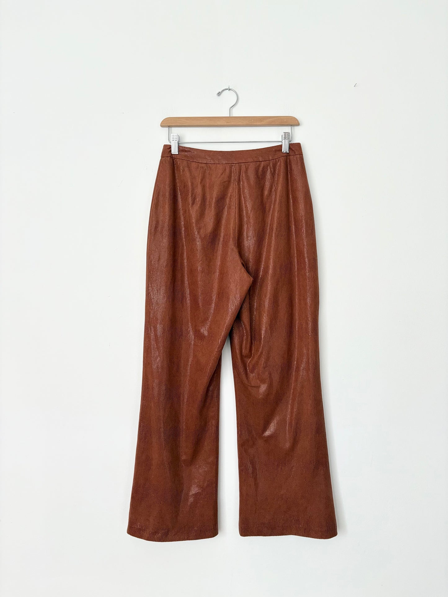 Vintage coated wide leg pants W27