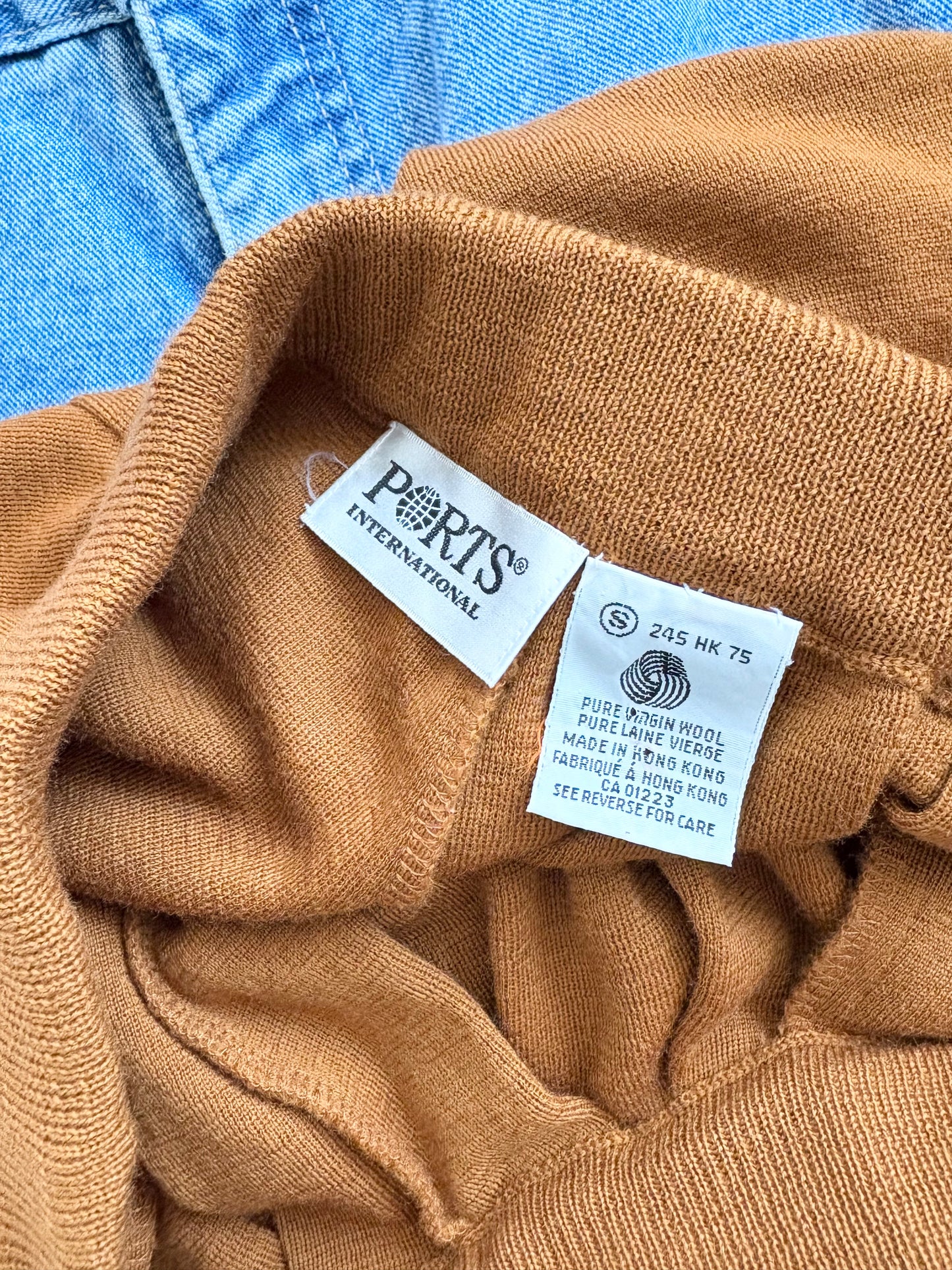 Vintage wool tapered sweatpants S/M