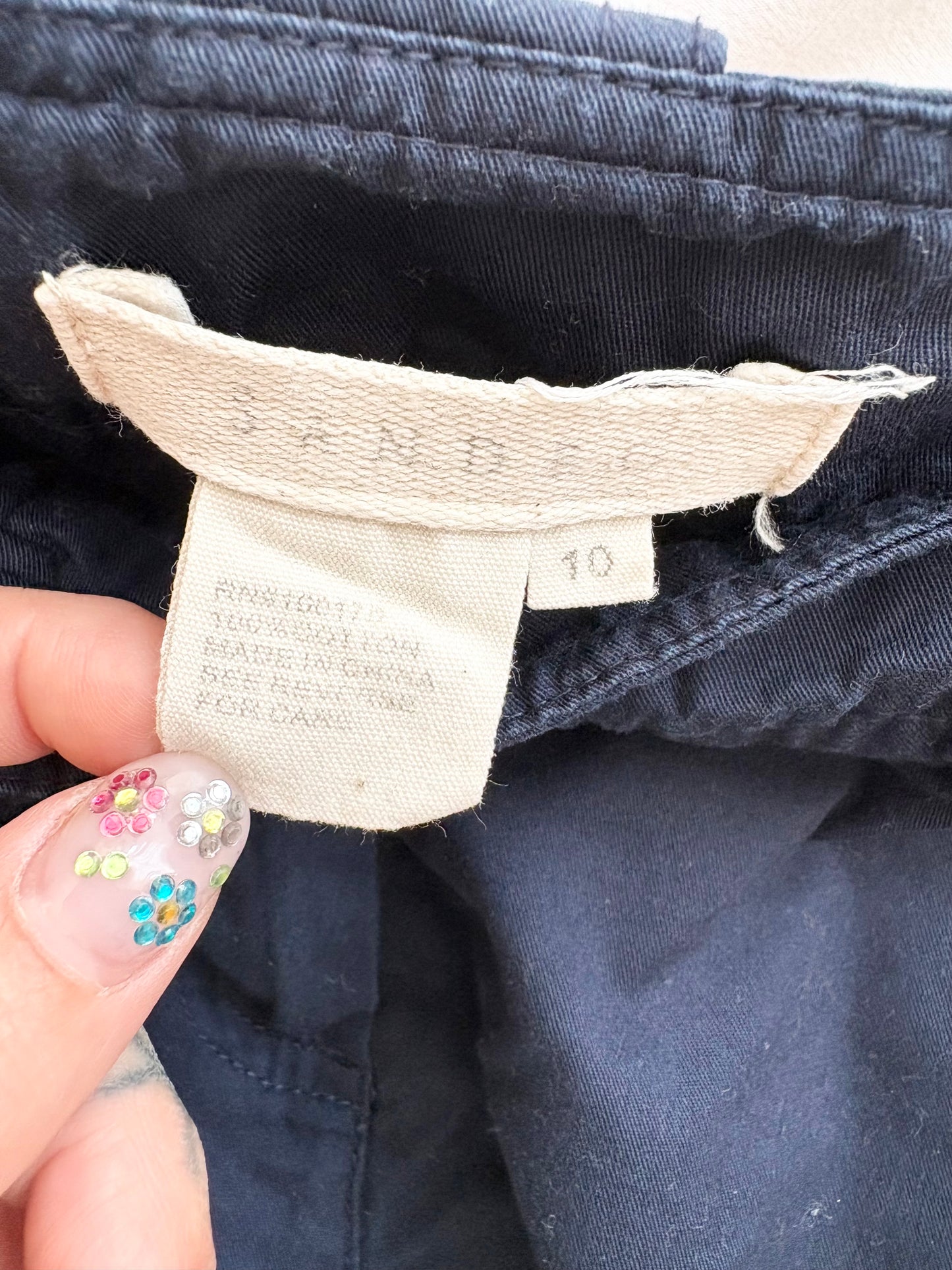 Y2K Sandro chino mid rise shorts Large