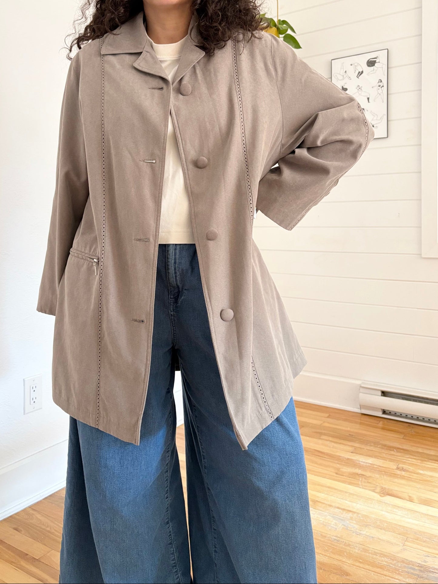 Vintage trench coat M/L