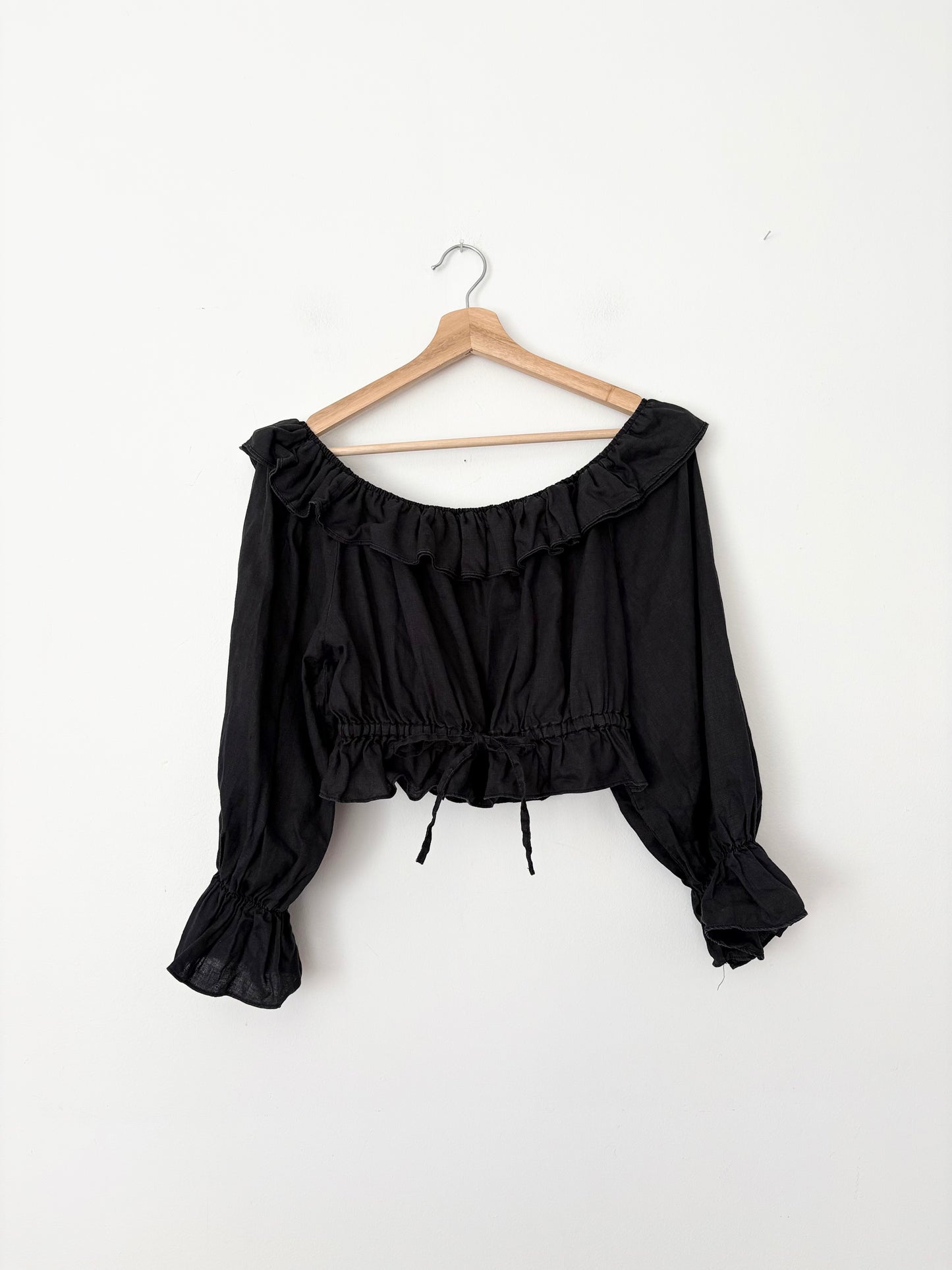 DISSH Mia linen off shoulder top M/L