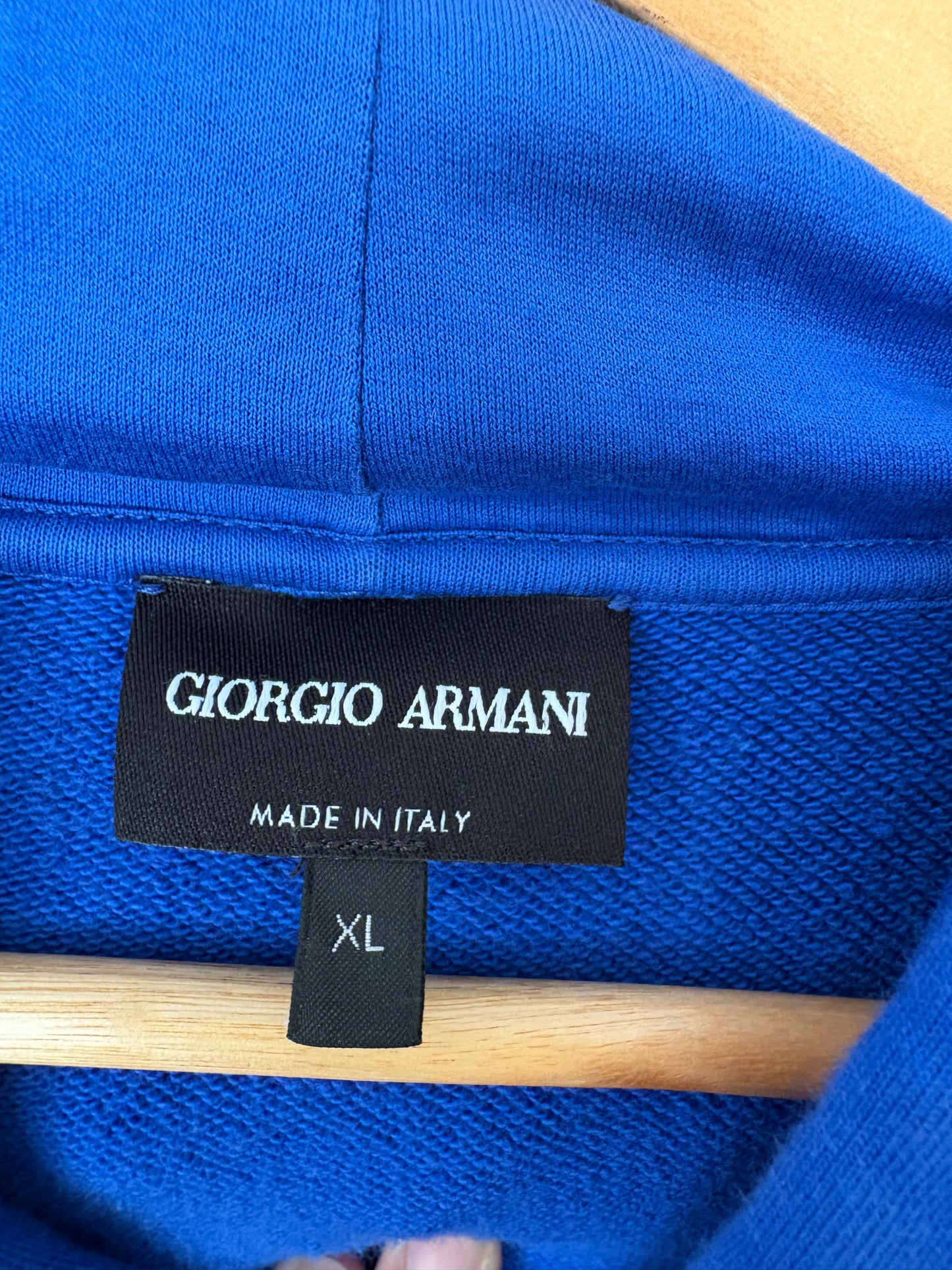 Giorgio Armani Love capsule oversized logo hoodie XL