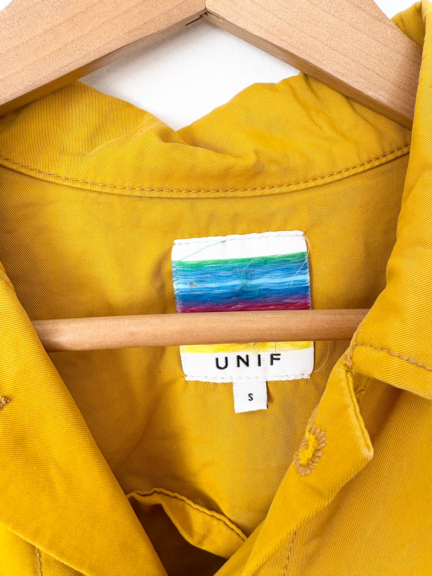 UNIF yellow chore light jacket S/M