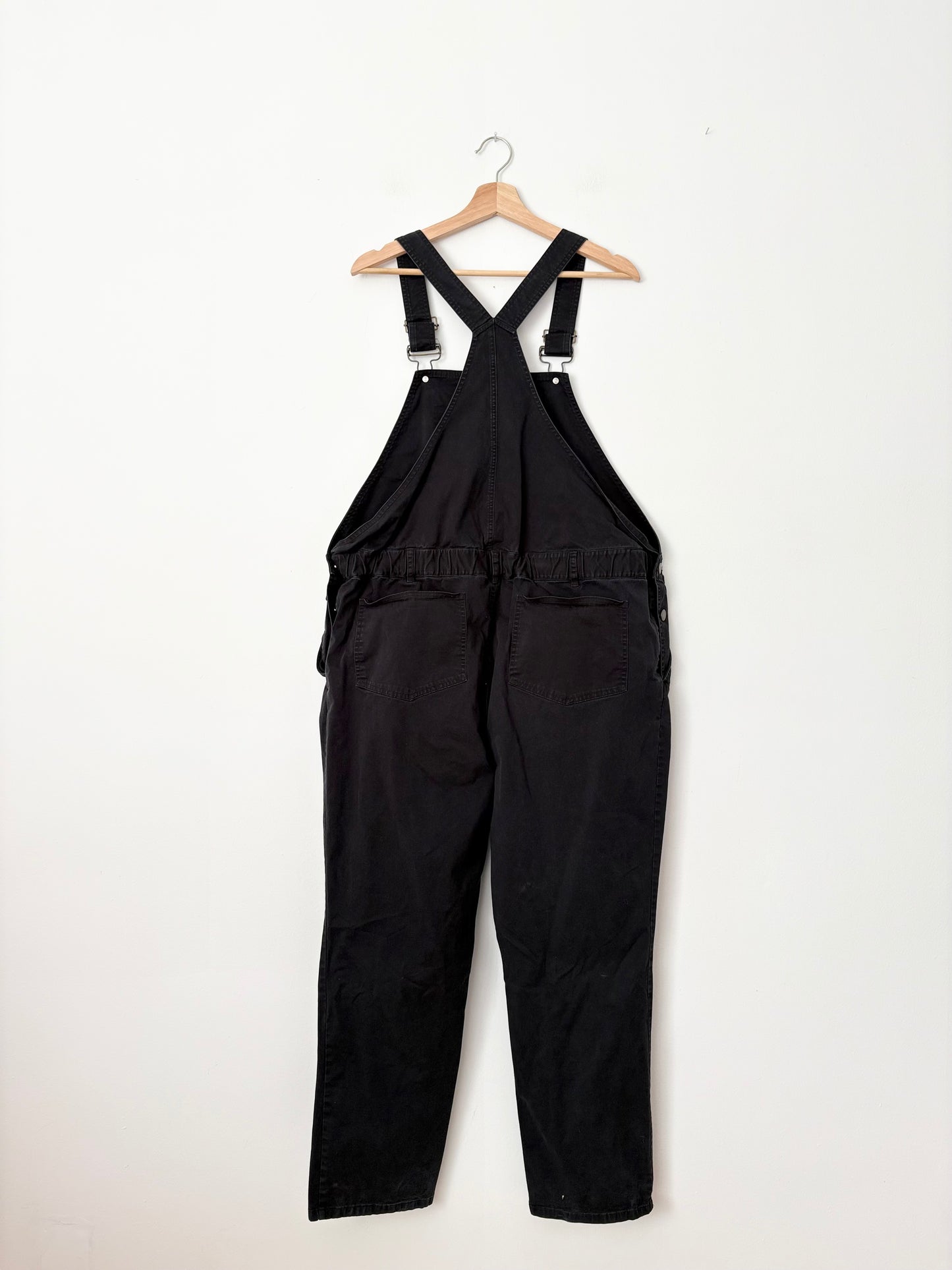The Nines by Hatch twill maternity overalls XL