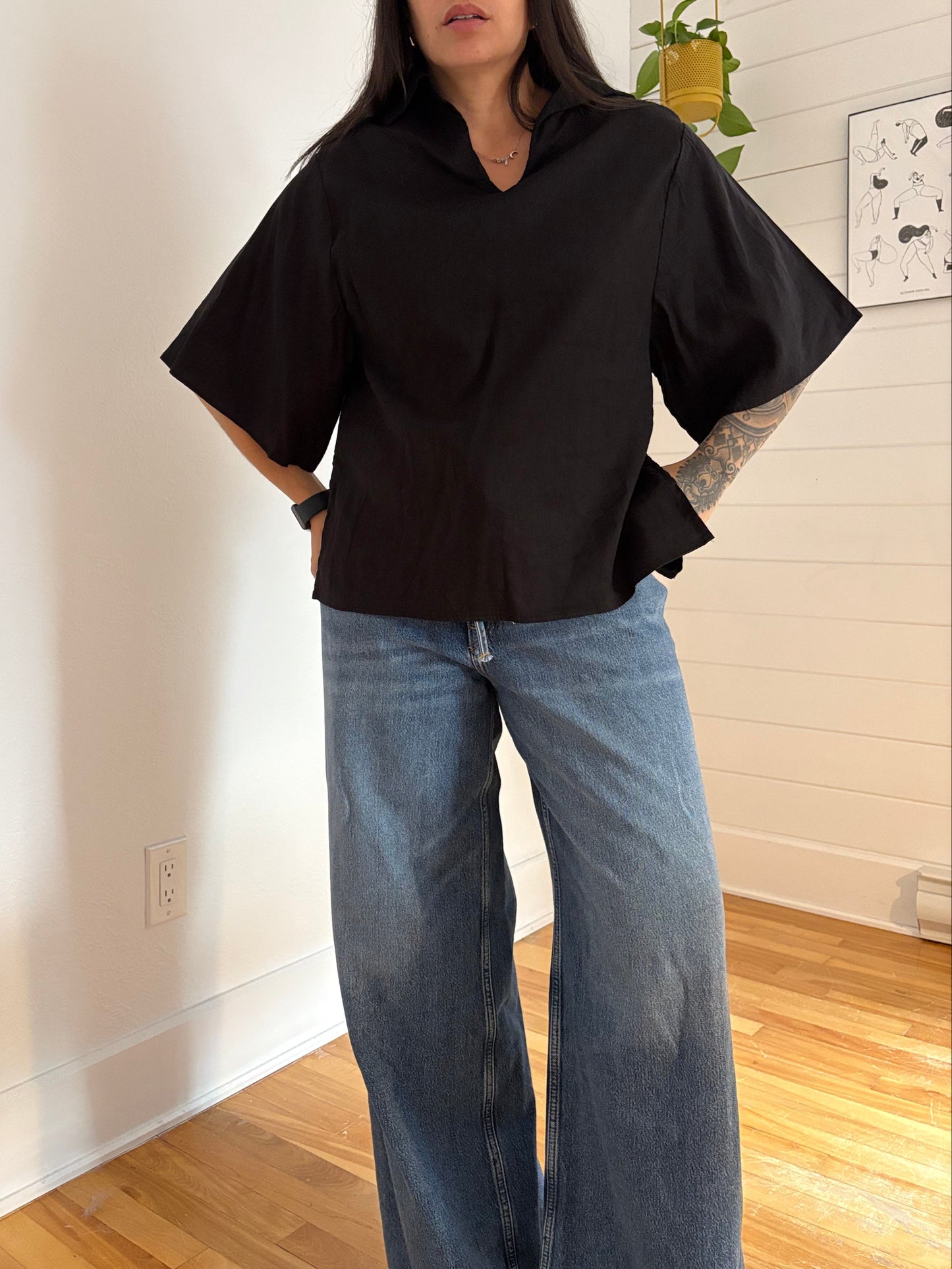 Totême Liry linen-silk blend shirt Medium