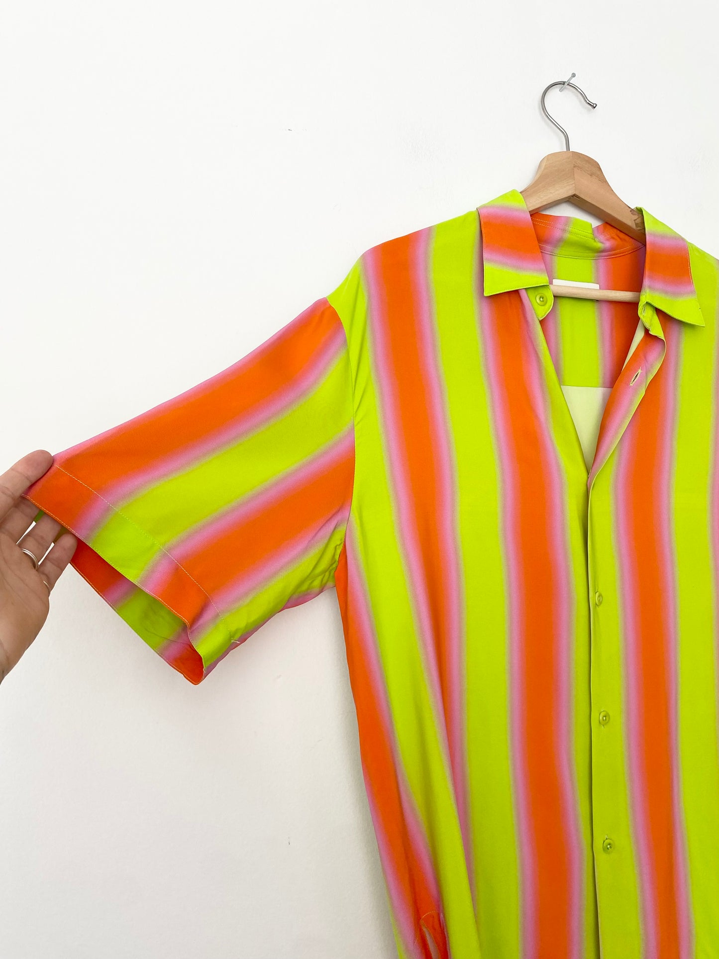 Sandro Paris striped flowing shirt S-L