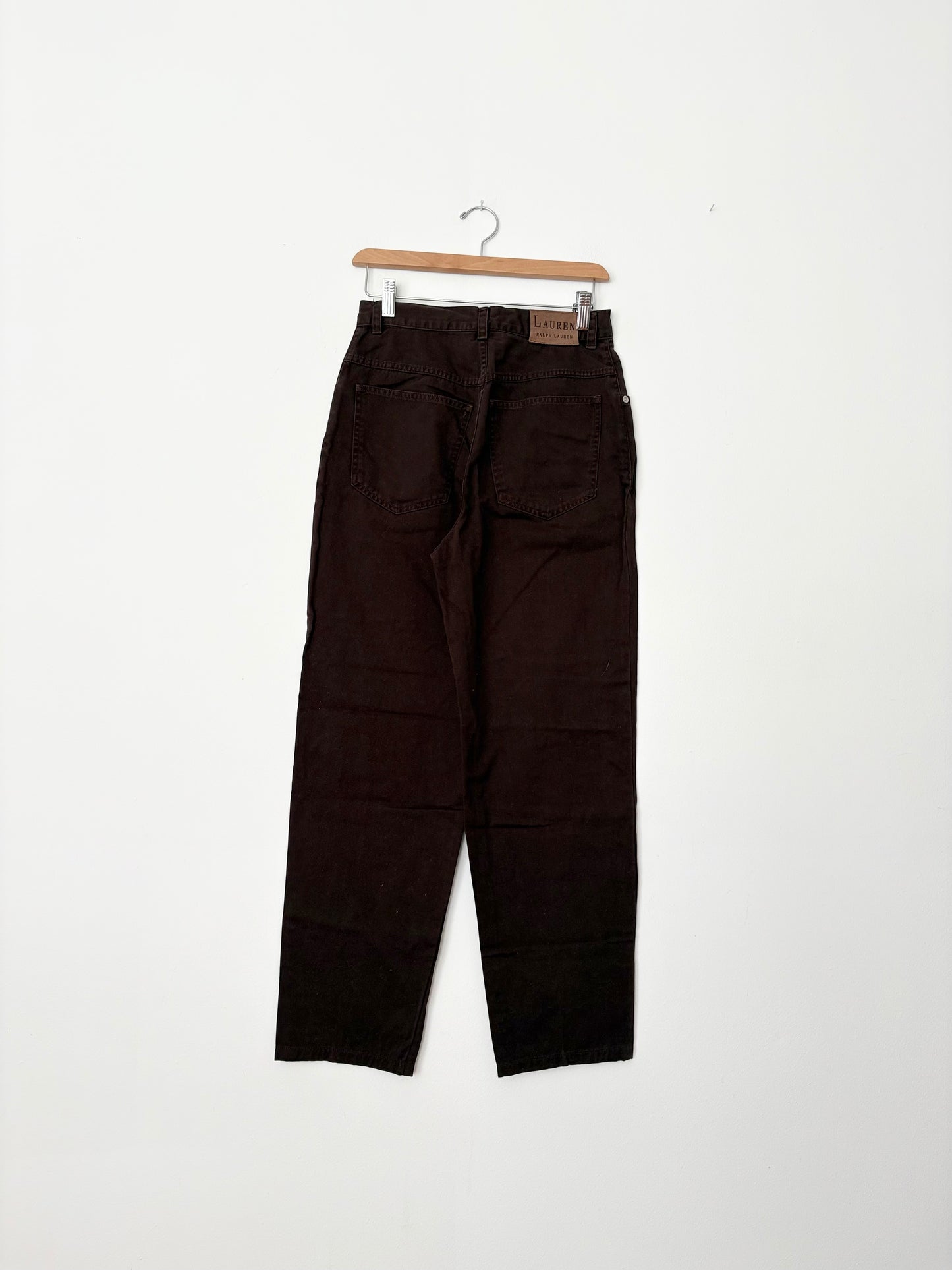 Vintage Ralph Lauren chocolate brown jeans W26