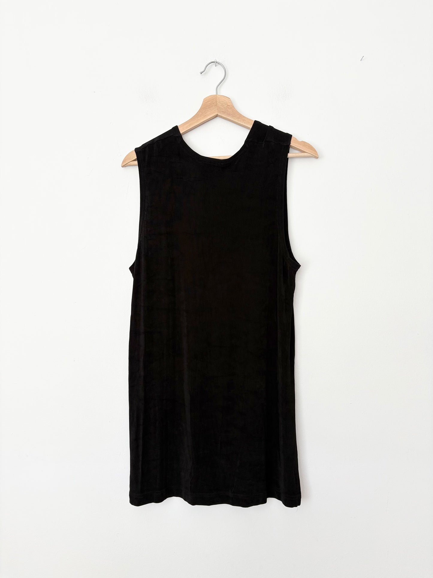 Ensemble 2 pièces noir côtelé vintage S/M