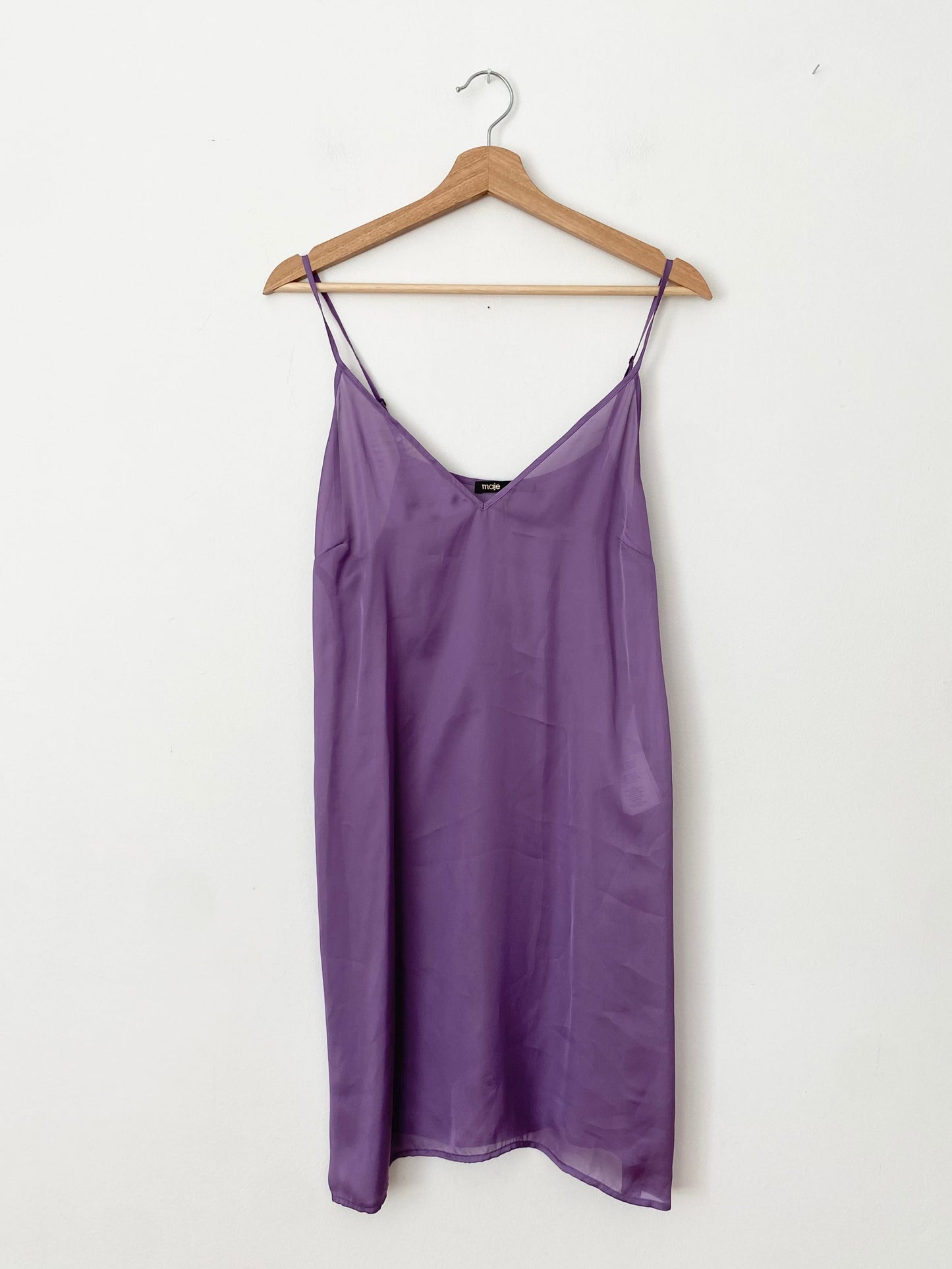 Maje teddy slip dress Medium