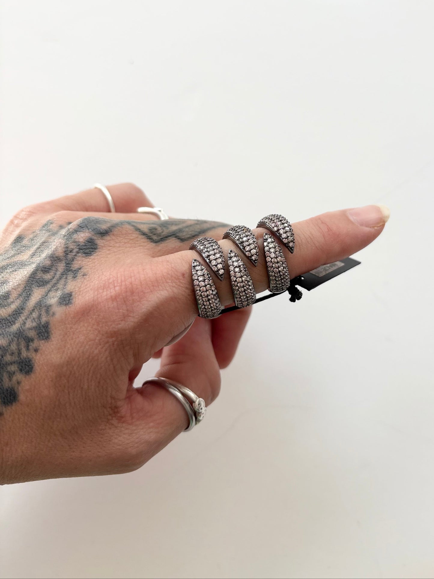 Noir NYC cubic zirconia ring