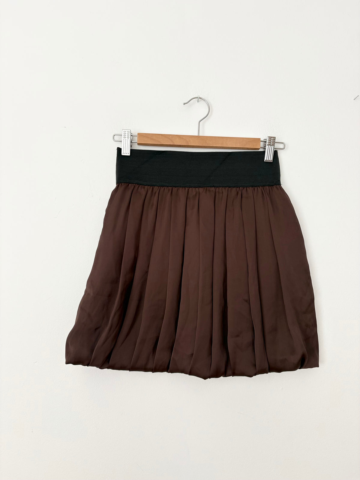 Vintage bedo satin bubble mini skirt XS/S