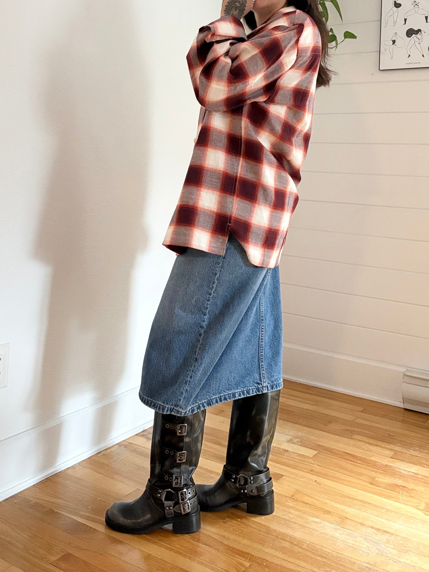 Denim Forum the 90s Halle skirt W28/29