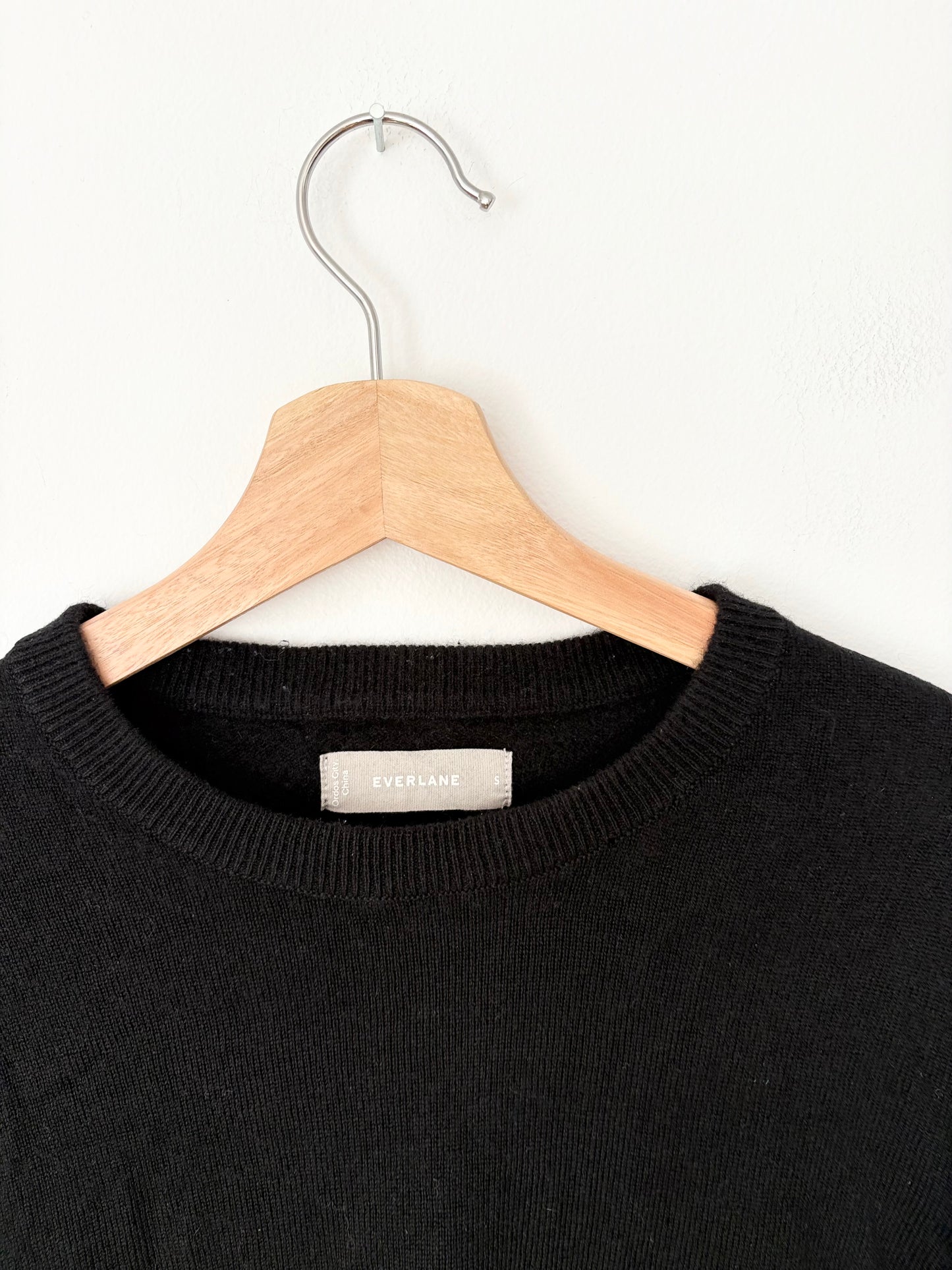 Everlane the classic crew in cashmere Small