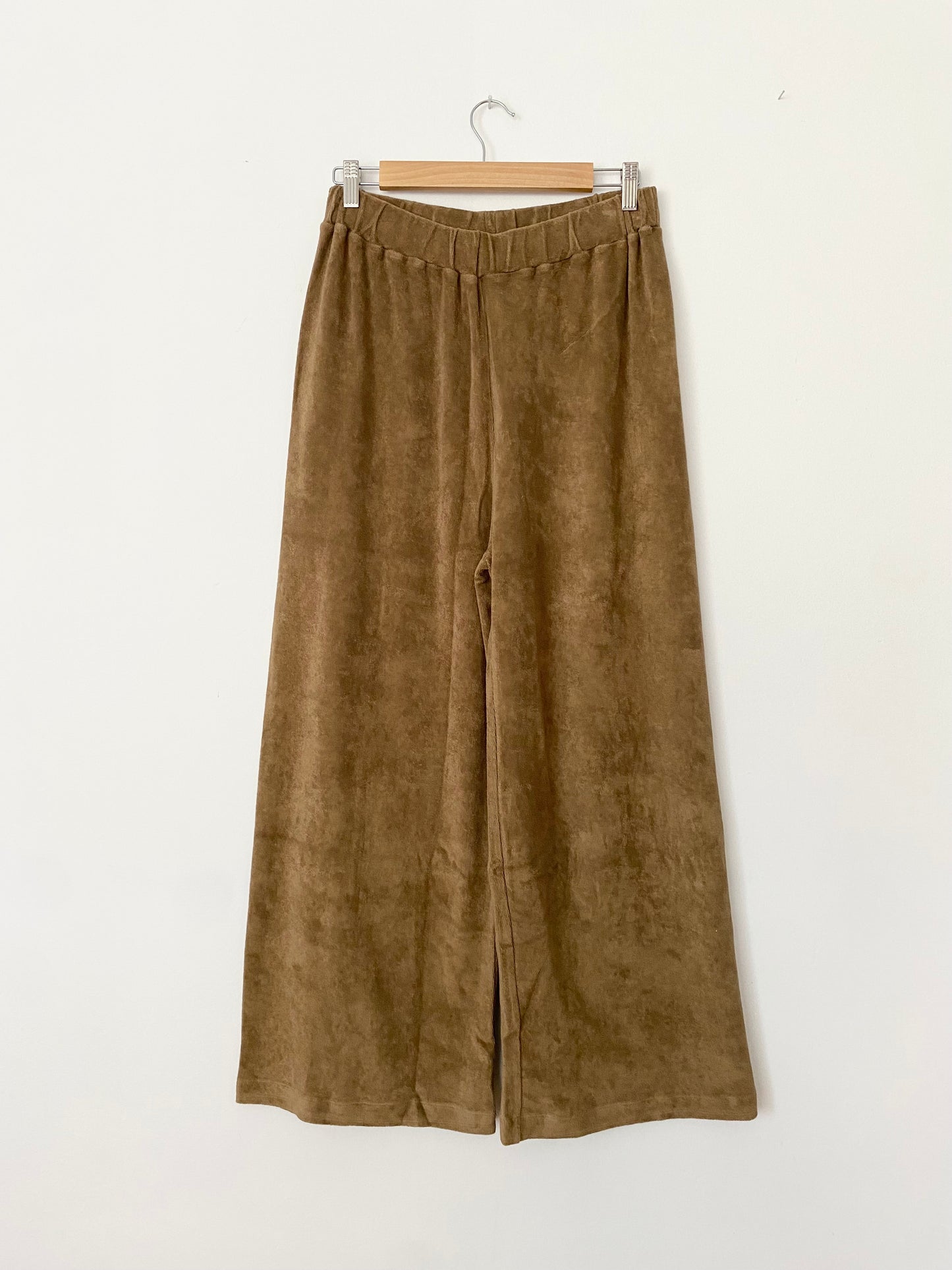The simple folk Le pantalon large en tissu éponge US8