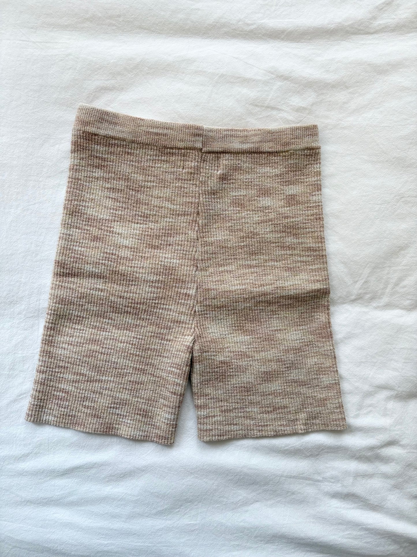 ISALIS Rib knit bike shorts Small