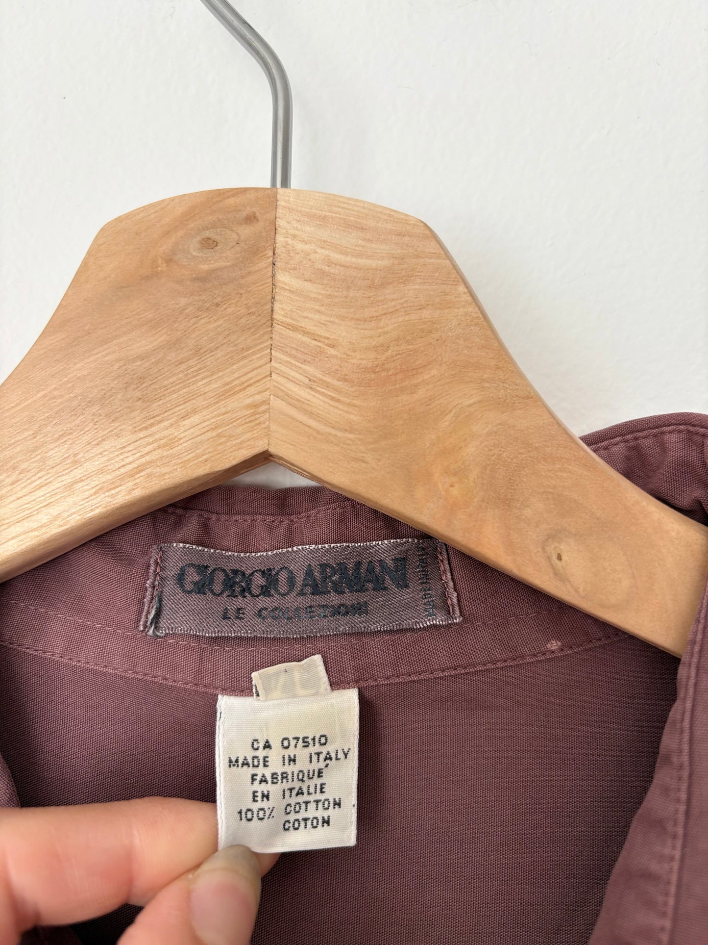 Vintage Giorgio Armani button down shirt M/L