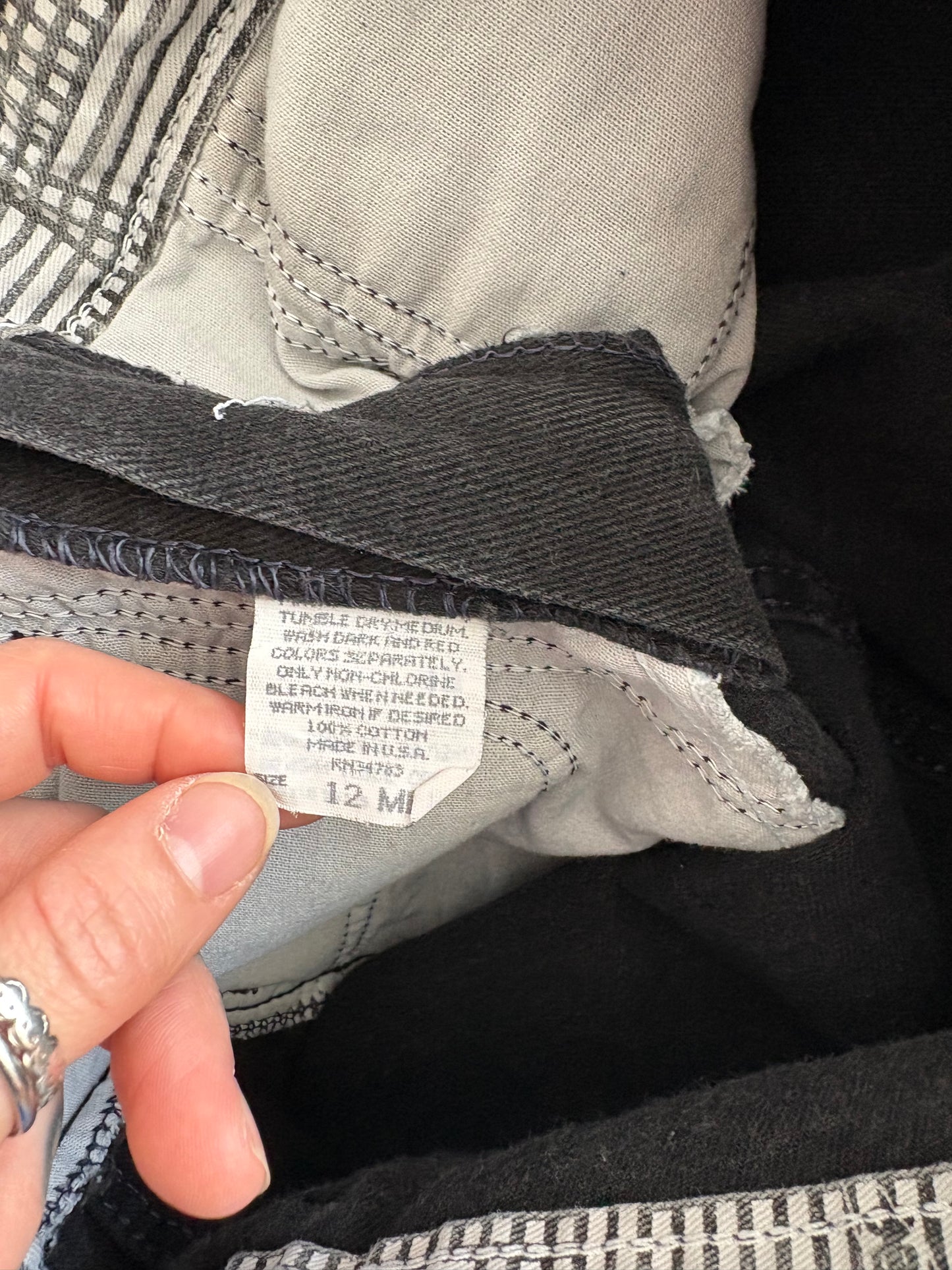 Vintage Lee black mom jeans W29