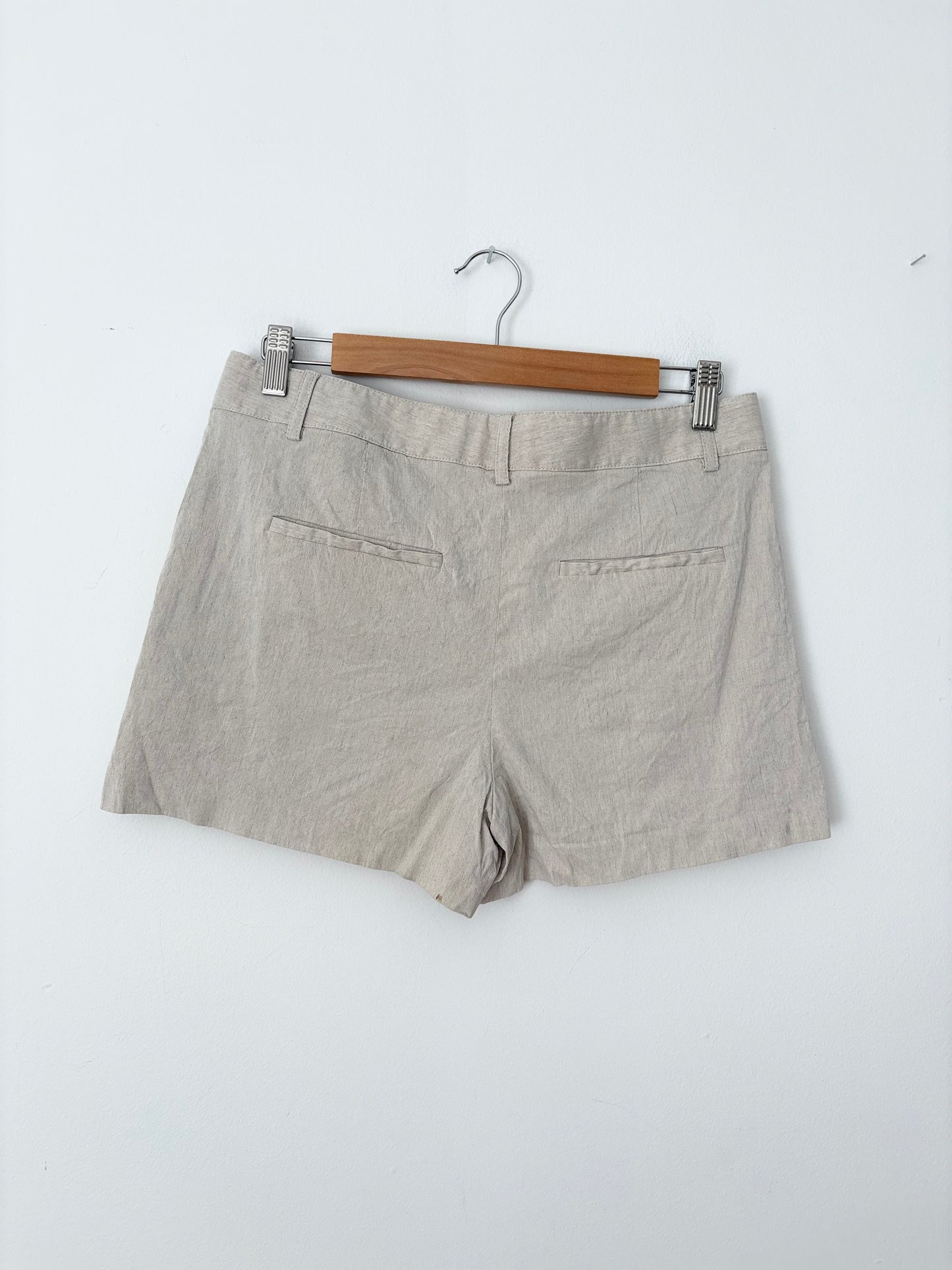 Theory Skea crunch linen sleeveless vest & shorts set S/M