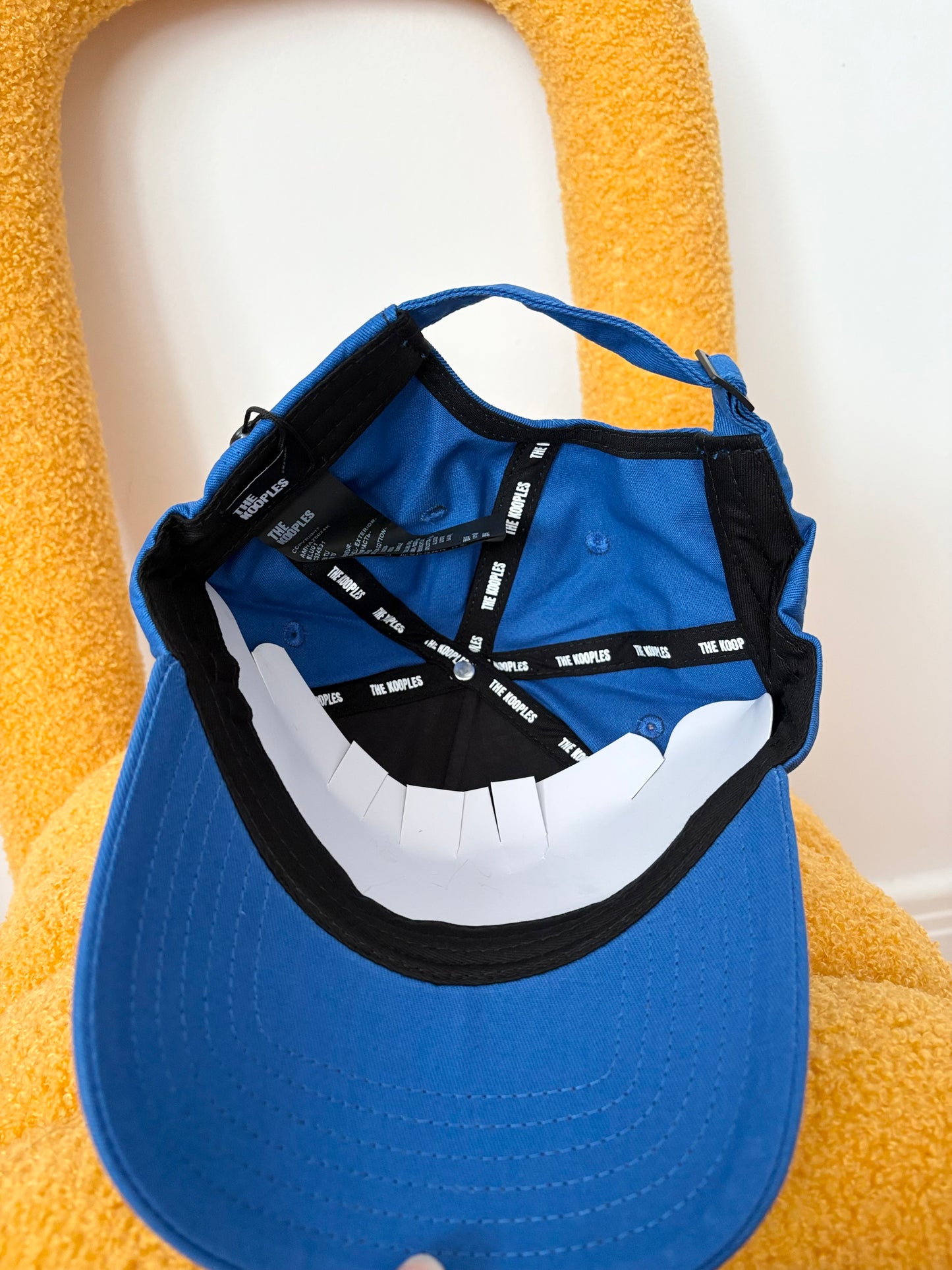 The kooples blue logo baseball cap