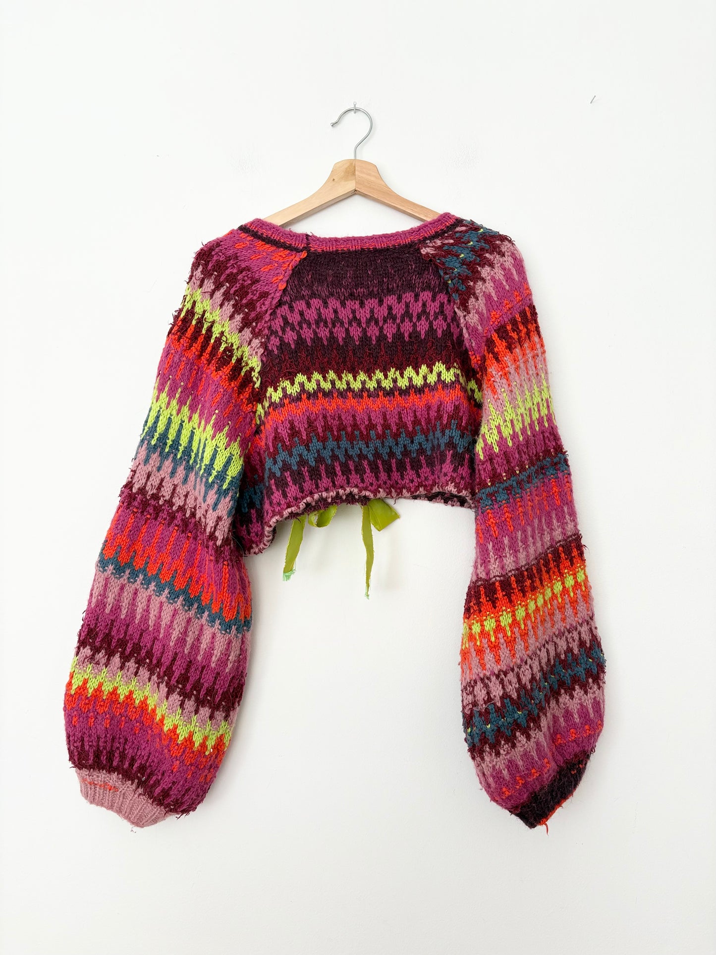 Free People handmade knit set M/L