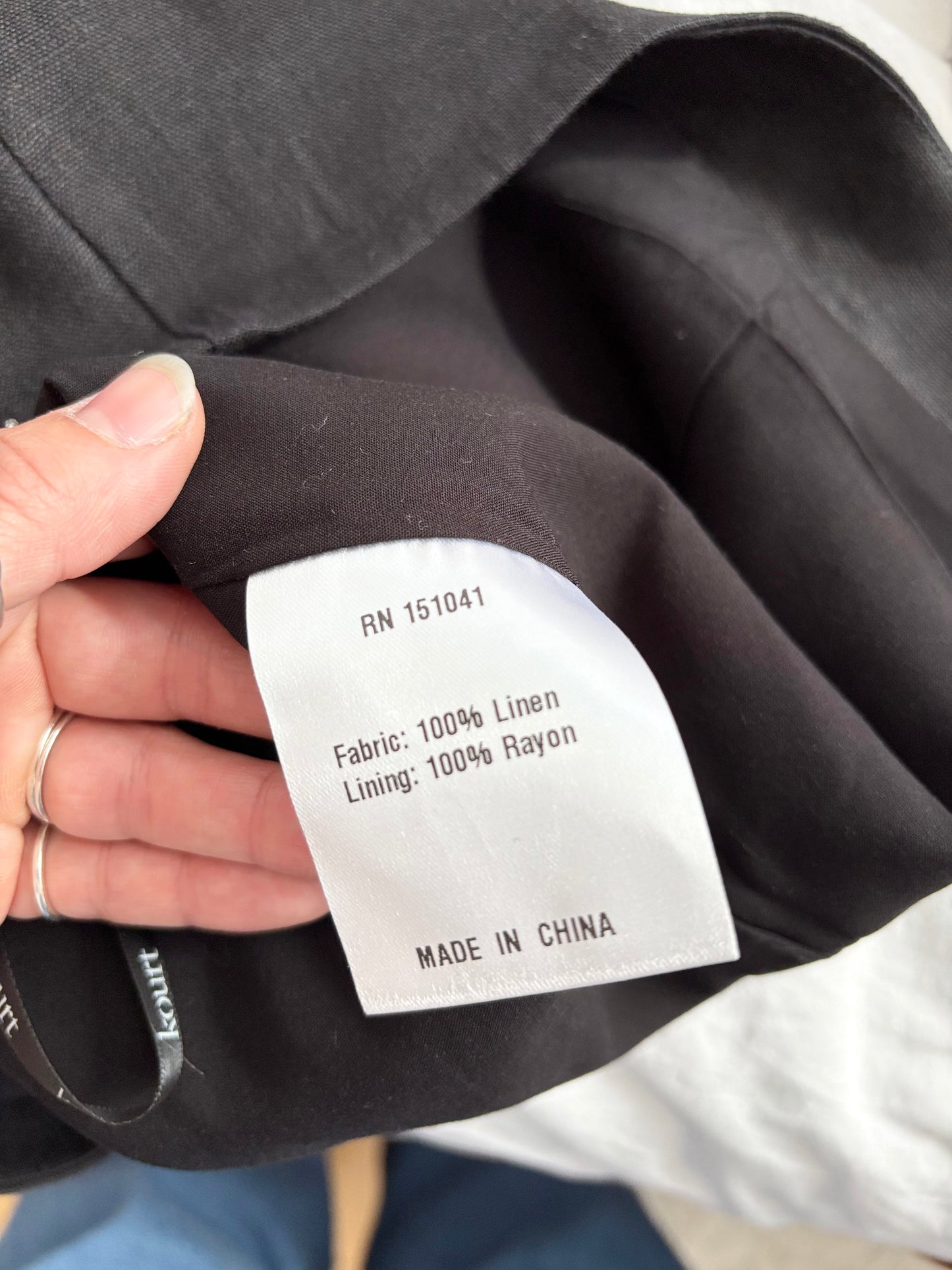 Kourt linen mini skirt XS/S
