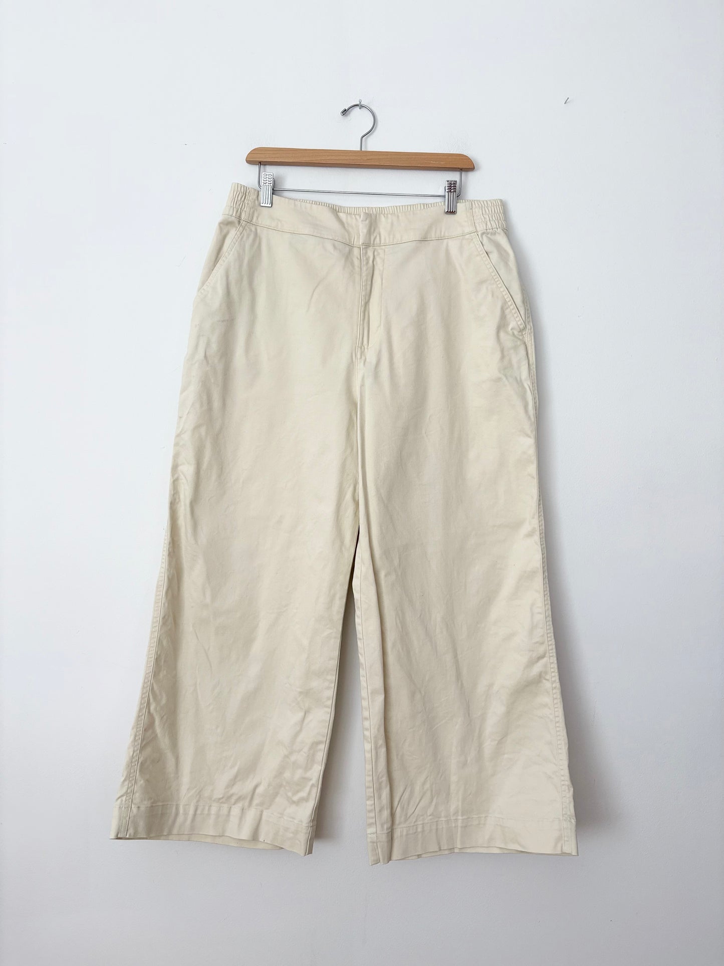 On 34th wide leg chino pants W32