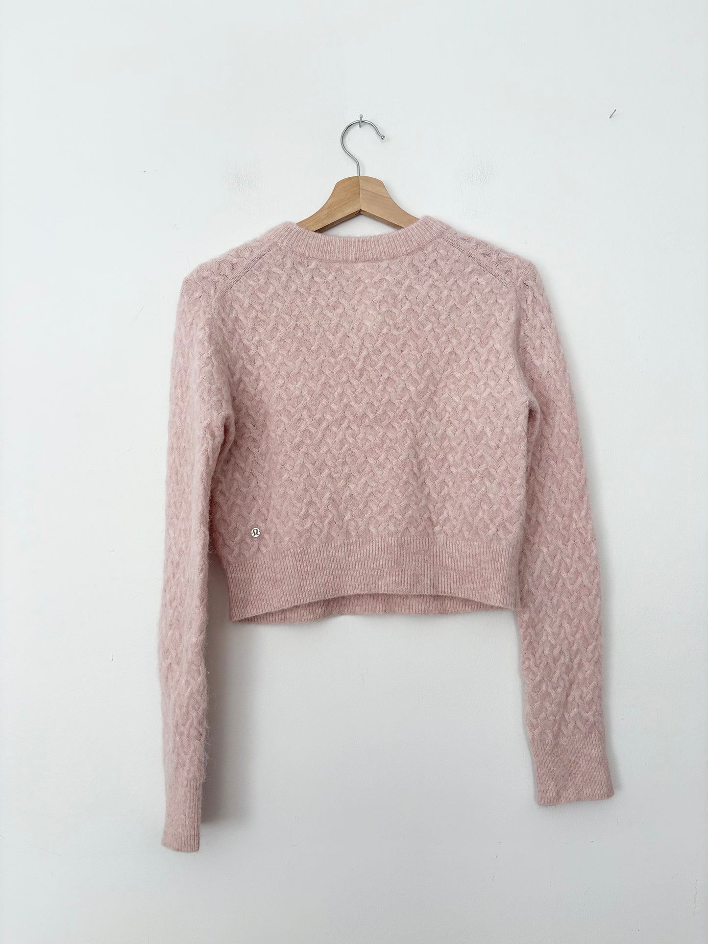 Lululemon alpaca wool-blend crosshatch sweater Small