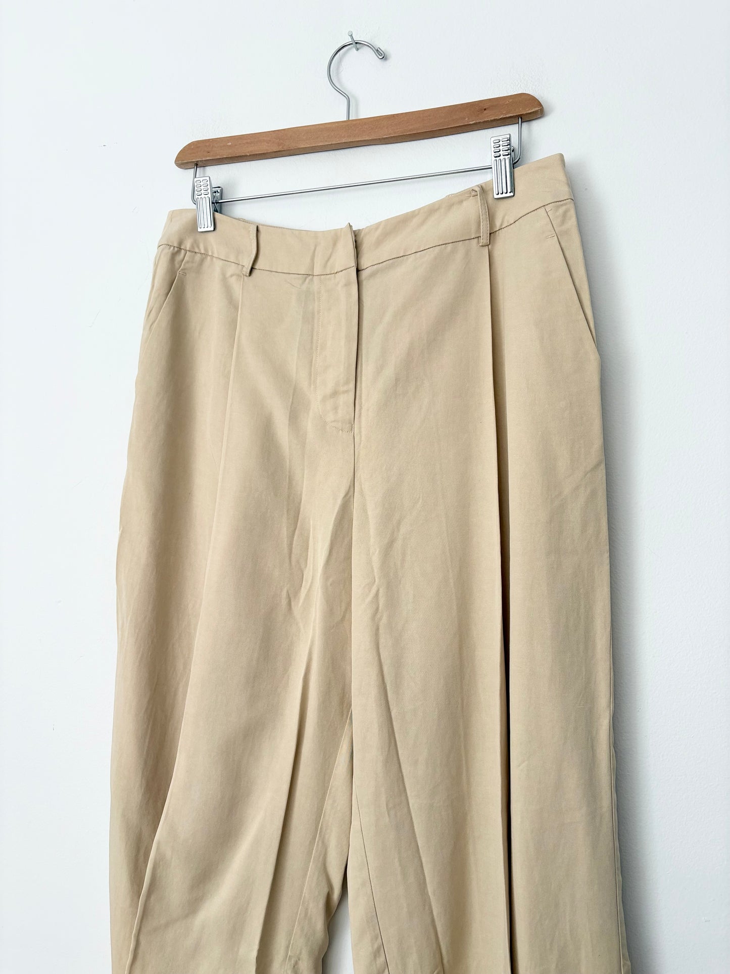 Lattelier linen blend tailored pants Large