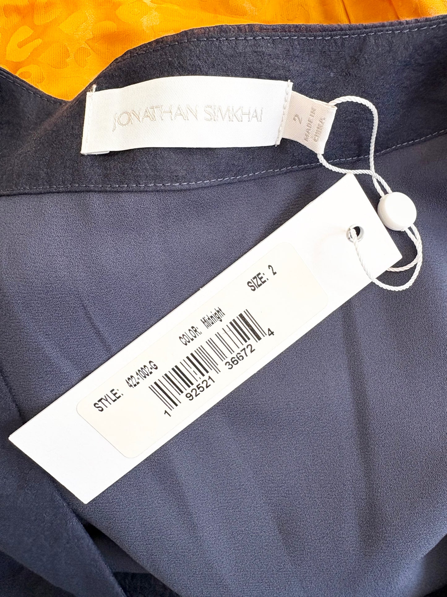 Robe longue étagée en organza Simkhai Petite