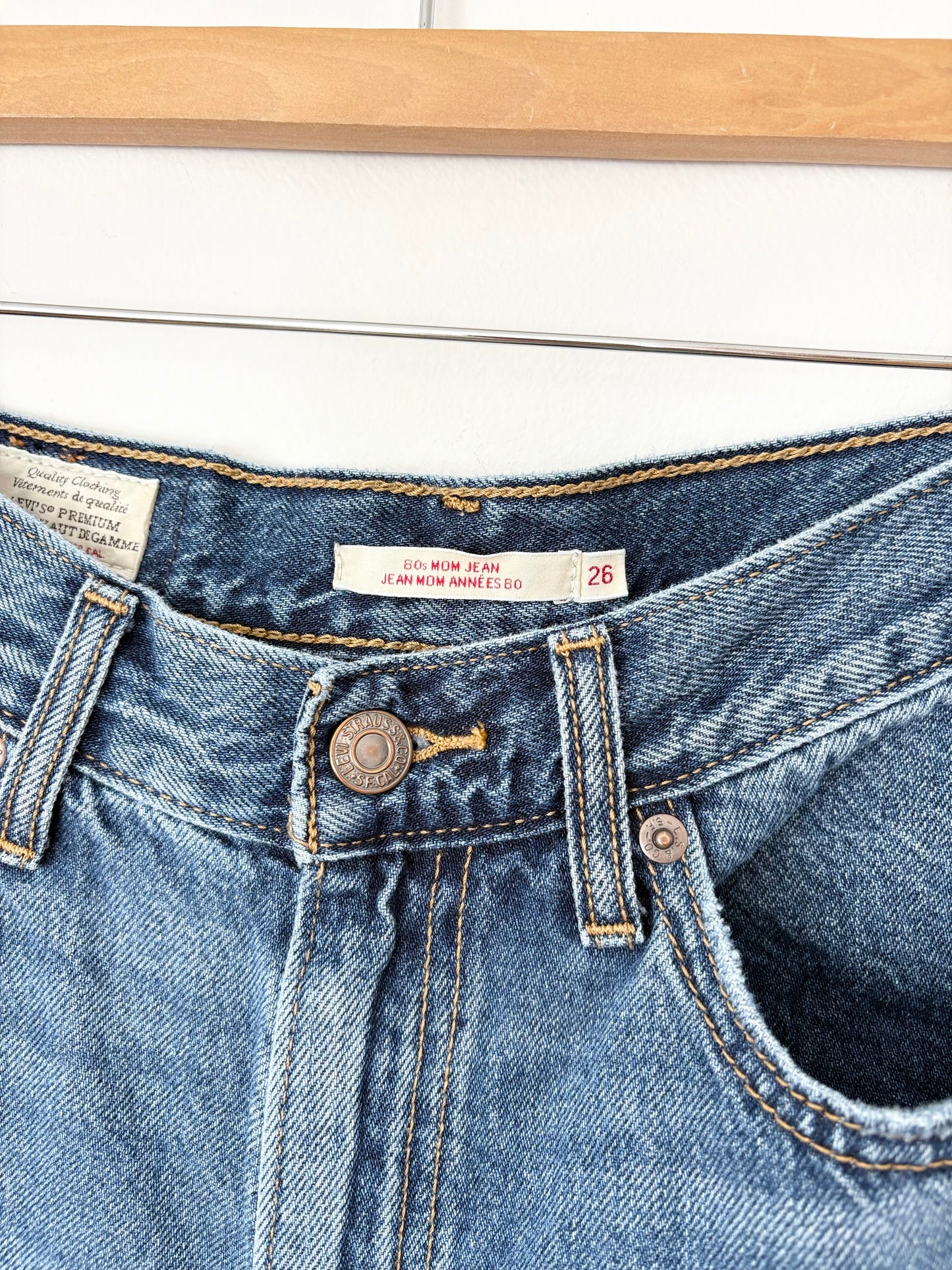 Levis 80's mom jeans W25/26
