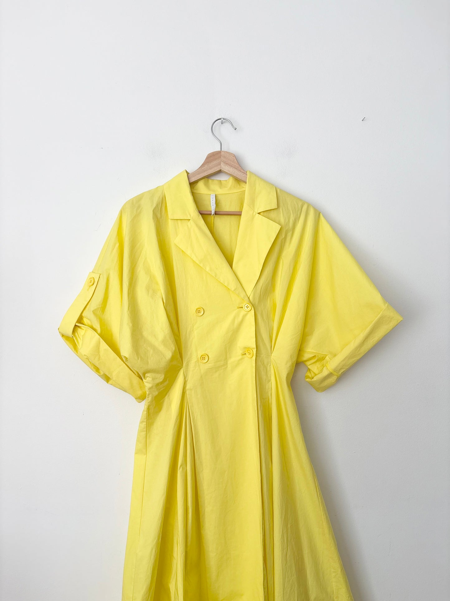 Robe trench jaune impériale taille S