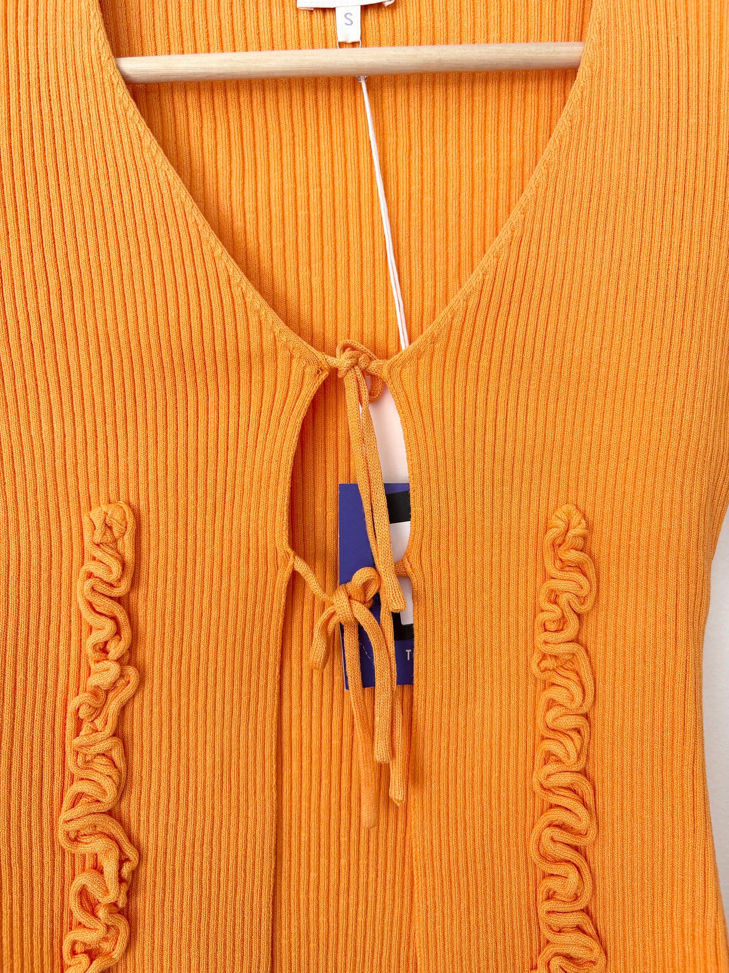 Find me Now Charlie 2.0 tie-front sweater Small