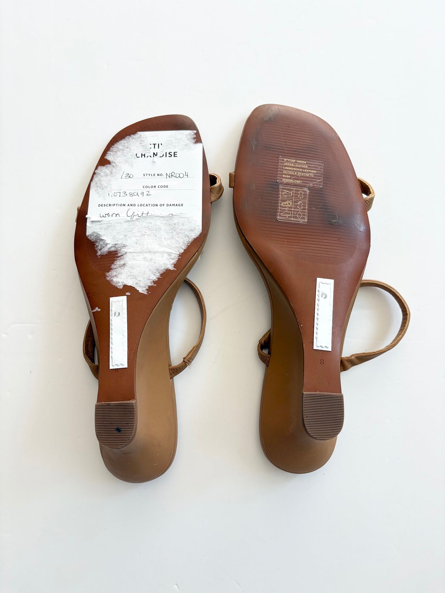 Sandales compensées en cuir Kimmy Madewell