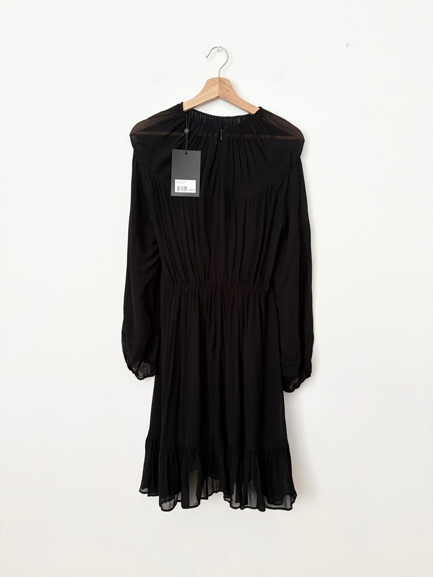 Robe mini The Kooples à manches ballon plissées, taille S