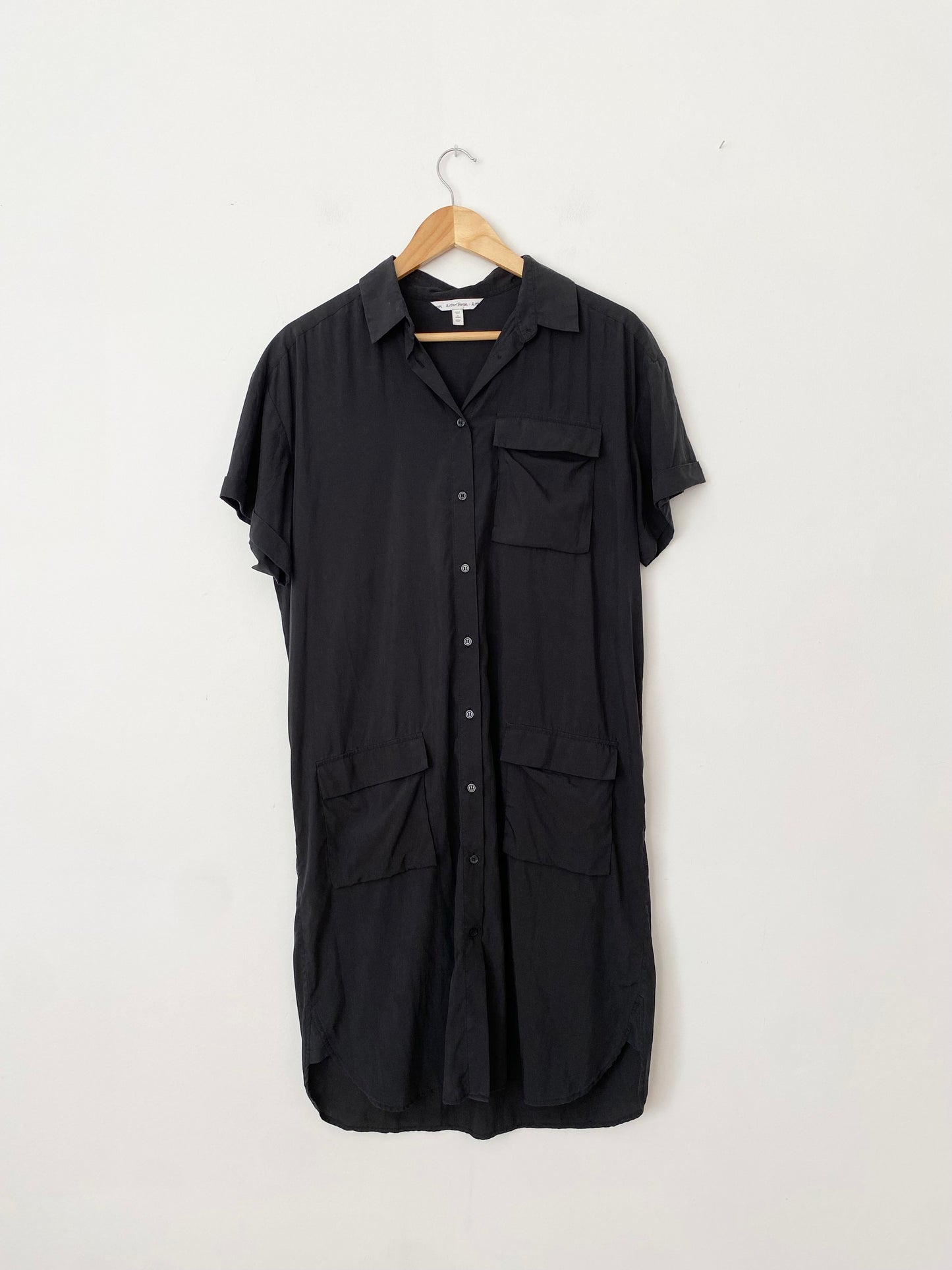 Chemise midi en satin coupe carrée & other stories Medium