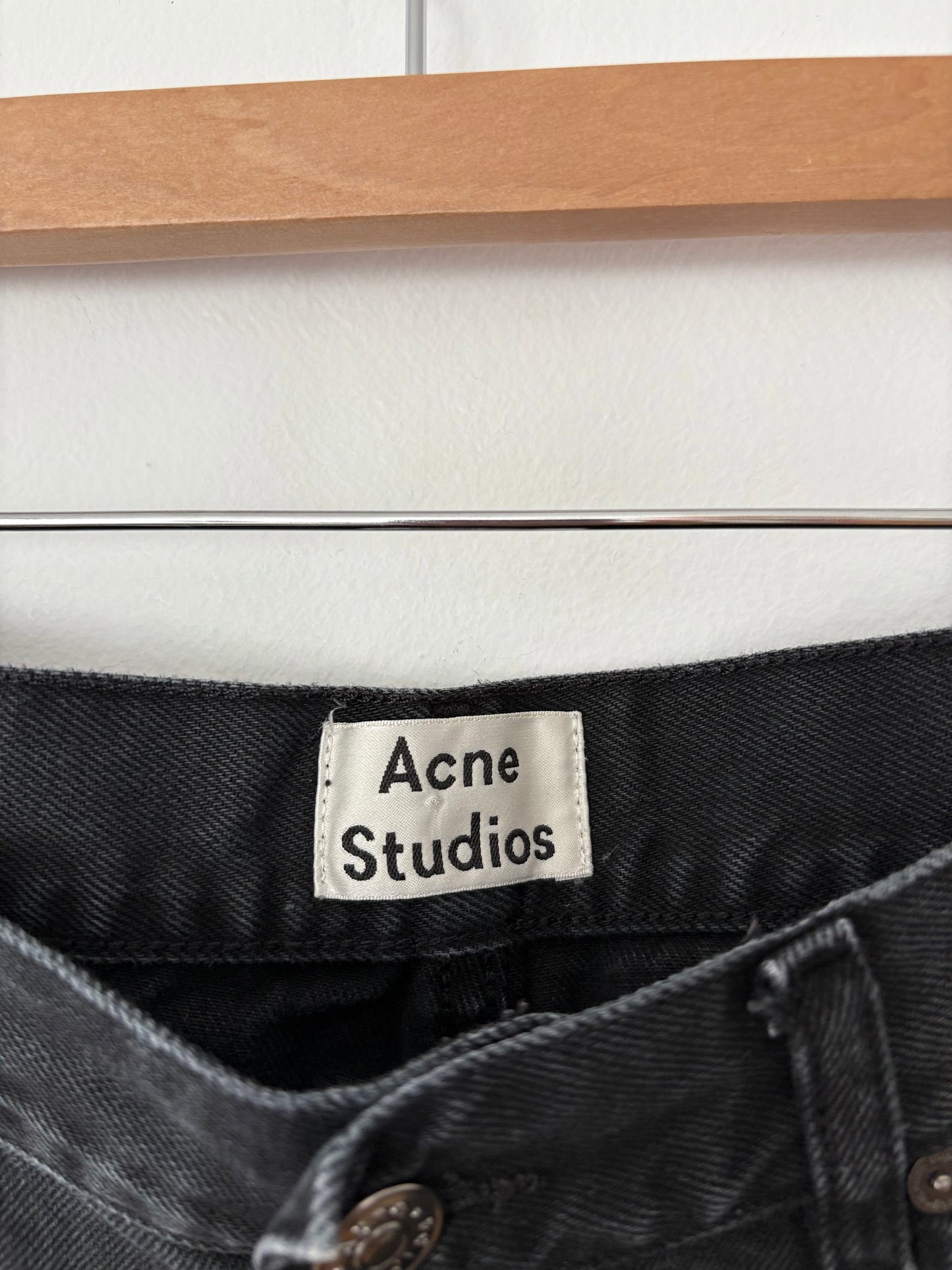 Acne Studios Boy Black straight leg jeans W27