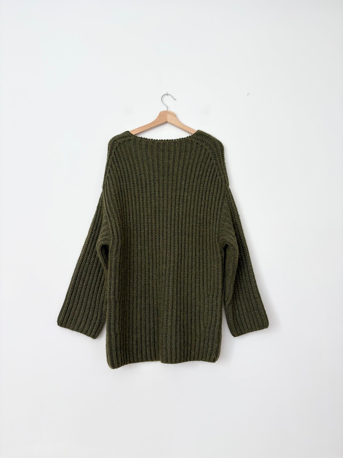 Moussy Alpaca blend rib long knit S-L