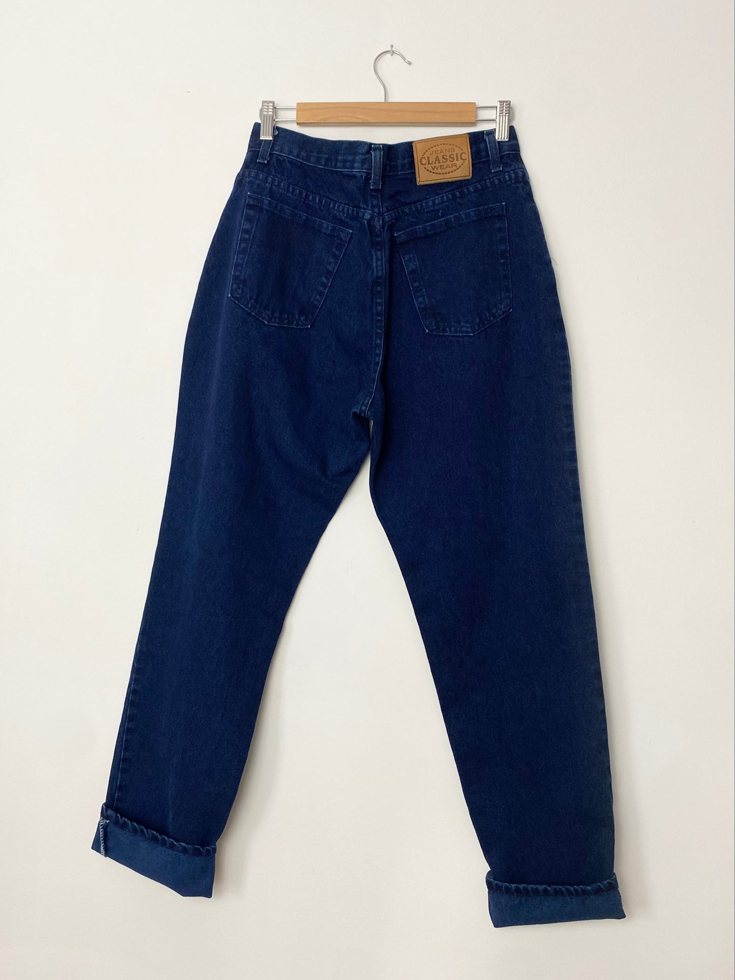 Vintage dark blue mom jeans W28