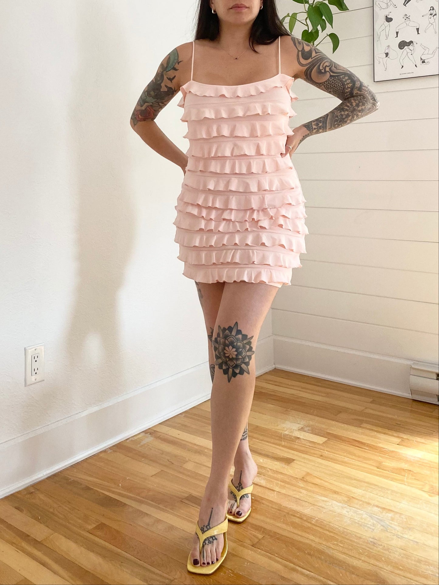 Mini-robe à volants Edikted Nadya XL