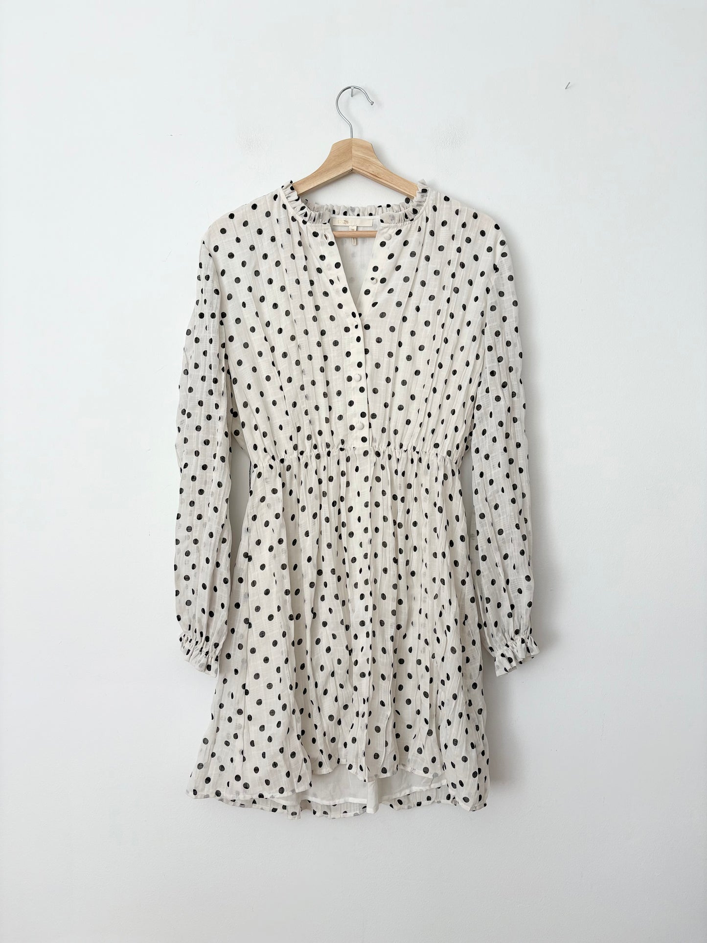 Robe en mousseline à pois Maje Relie S/M