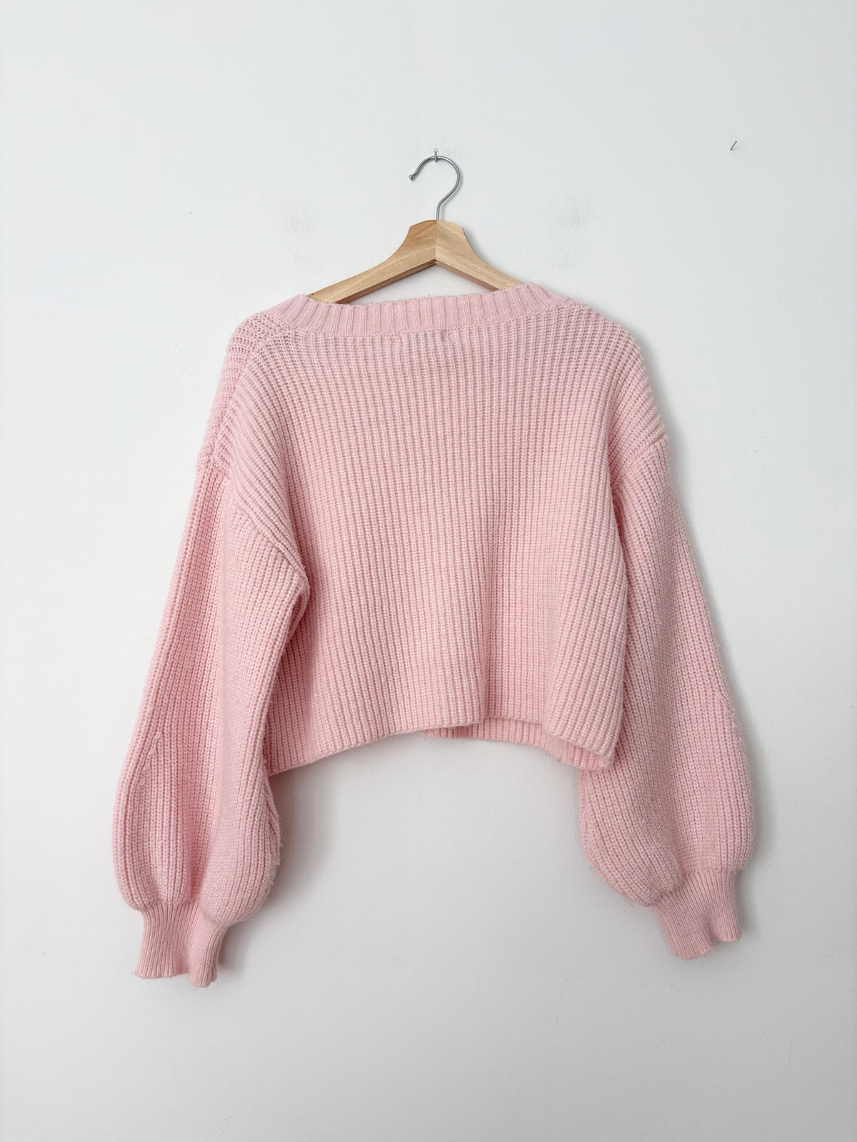 Edikted Sabrina chunky knit crop cardigan S/M