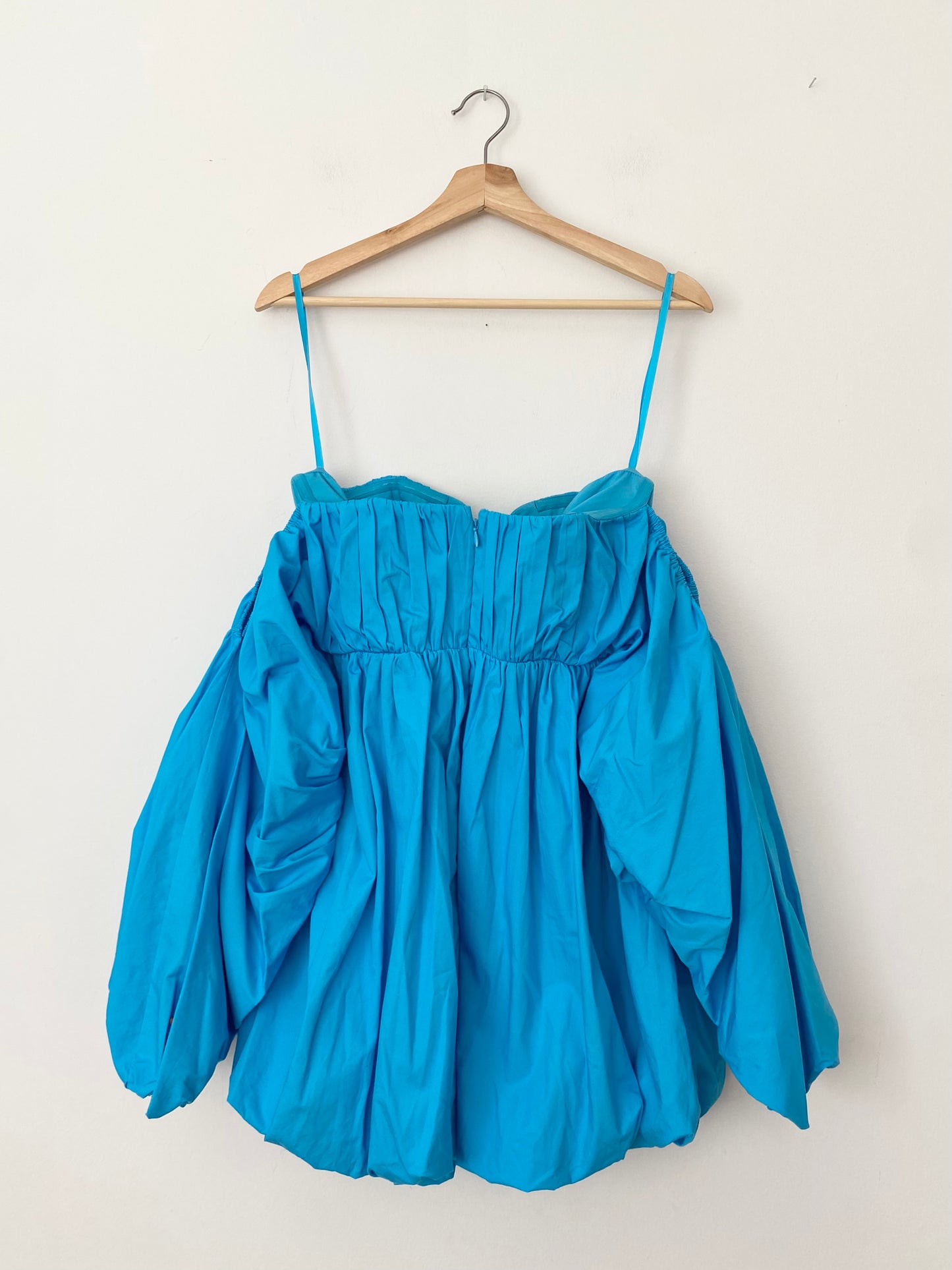 ASOS - Robe courte bandeau froncée en coton Medium